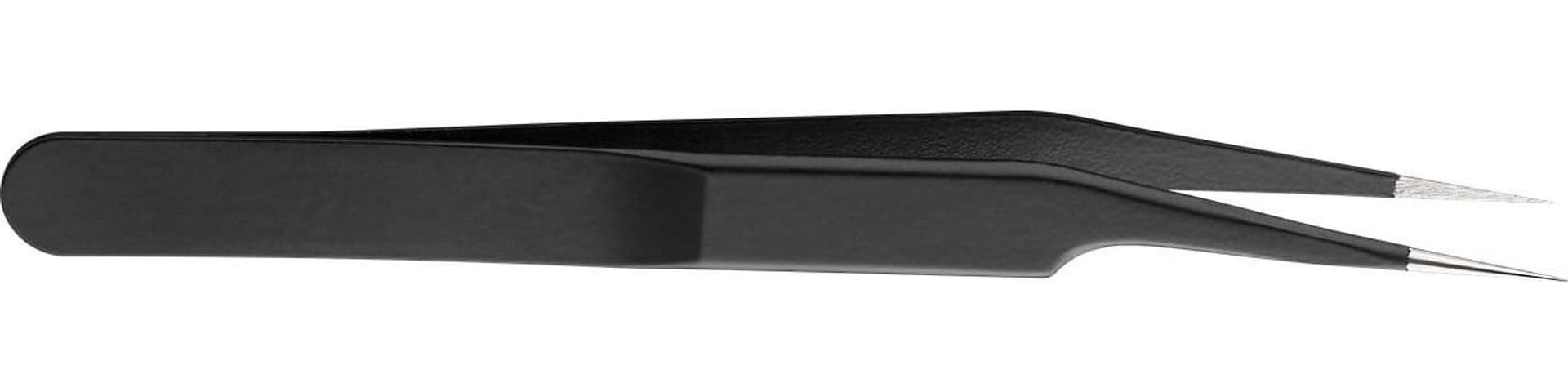 Kit 6 Pinzette di Precisione a Punta Piatta a Croce e Antistatiche in acciaio INOX - 10
