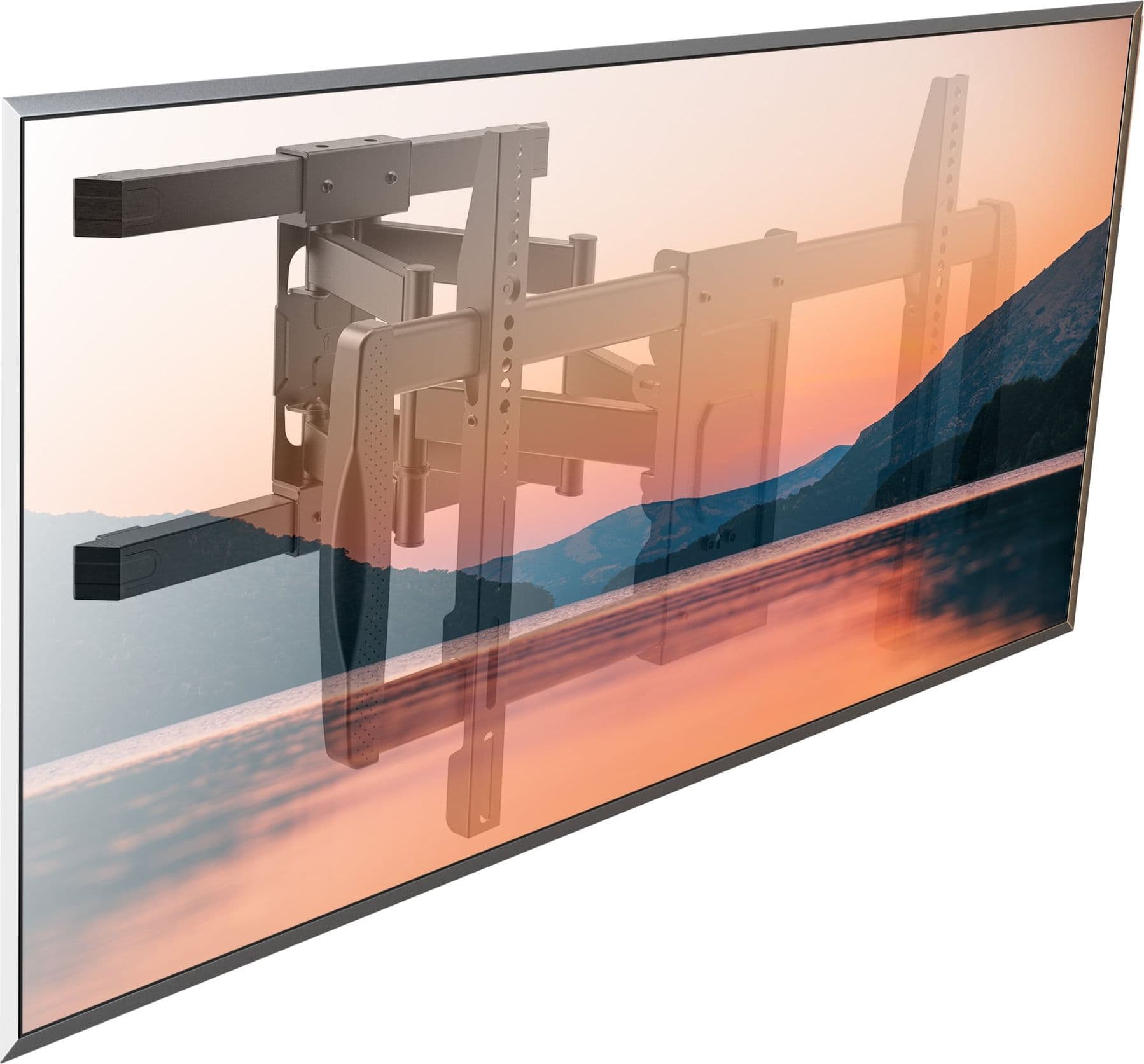 Staffa a Muro con Doppio Braccio per TV LCD 42-75'' Full-Motion - 13