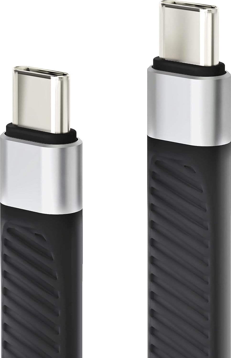 Cavo Corto Piatto USB-C&trade Maschio a USB-C&trade Maschio E-Mark Ricarica Rapida FPC 12.4 cm - 11