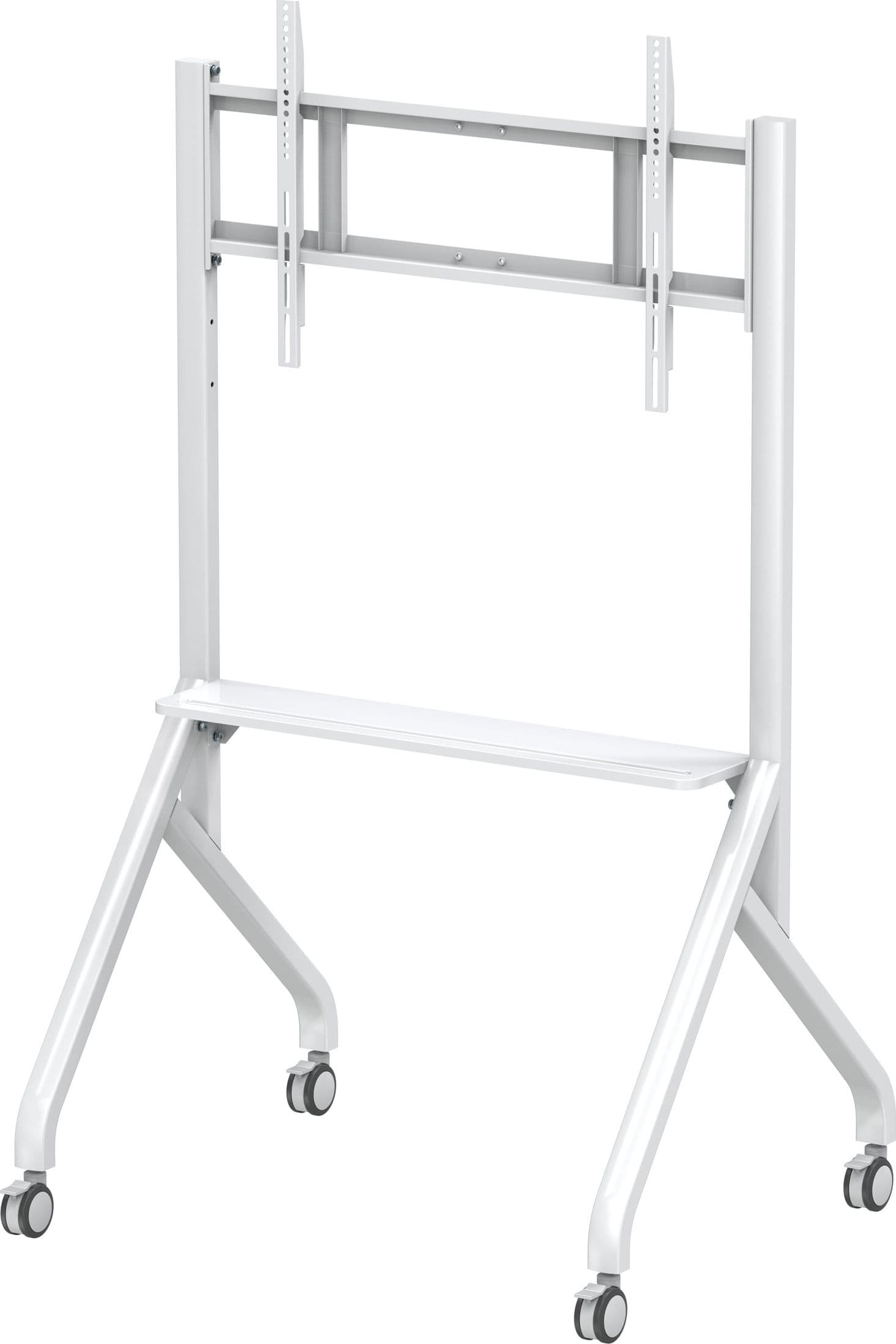 Supporto Mobile da Pavimento Multifunzione per TV LCD/LED/Plasma 65-100'' Bianco - 11