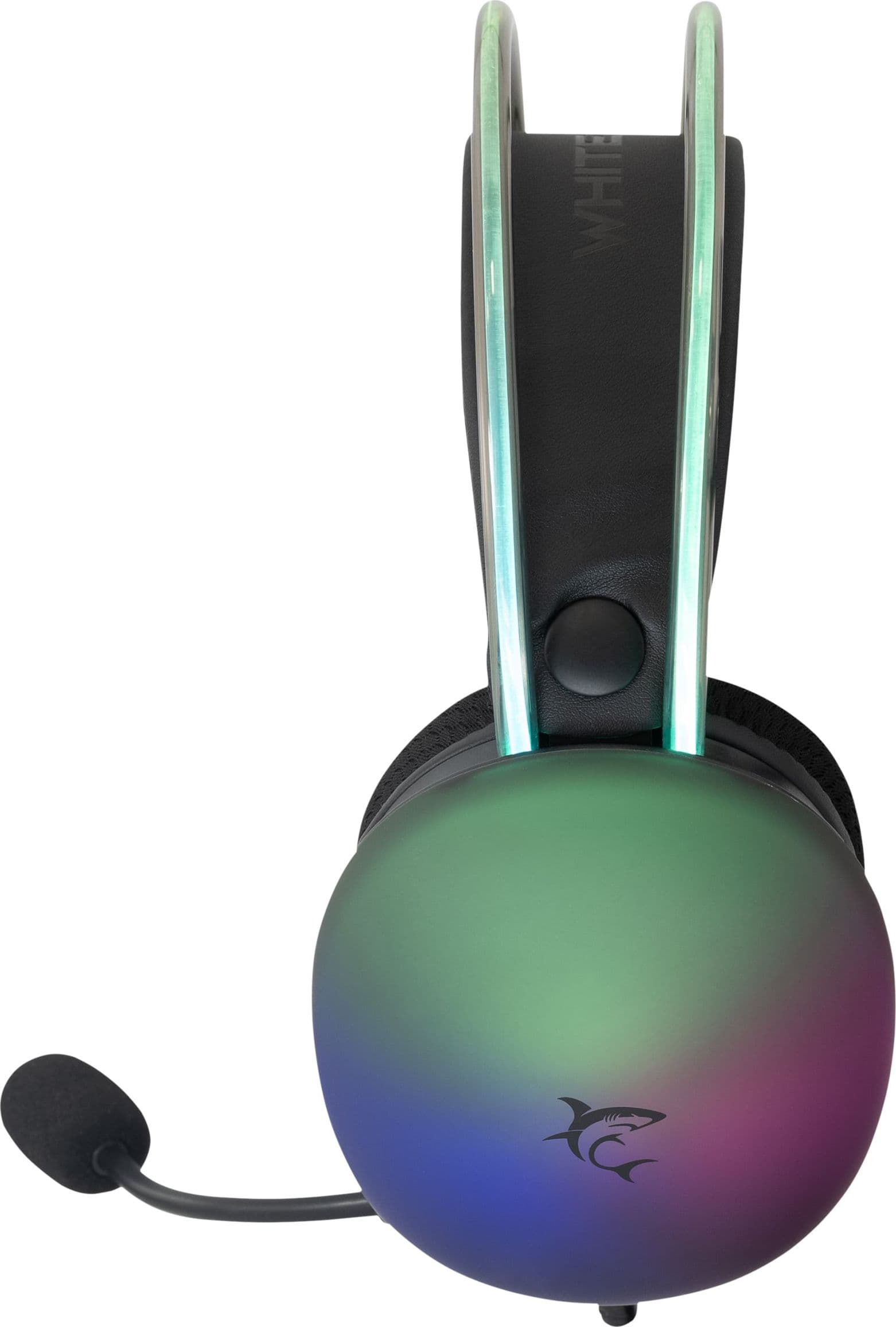Cuffia Gaming Stereo con Microfono e Illuminazione RGB su Cuffie e Archetto Nero FIREFLY - 11