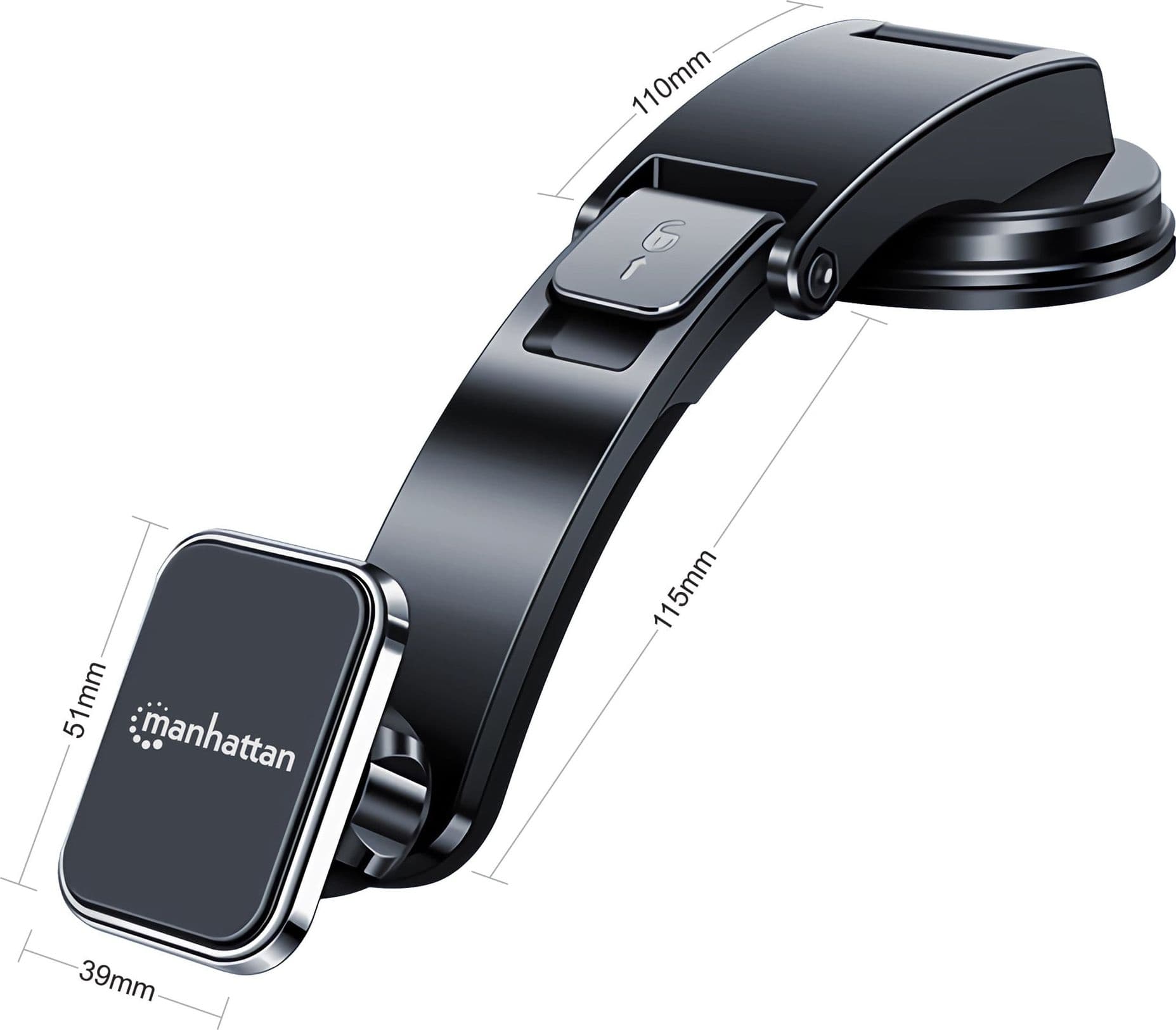 Stand Smartphone da Cruscotto dell'auto con Supporto Magnetico - 15