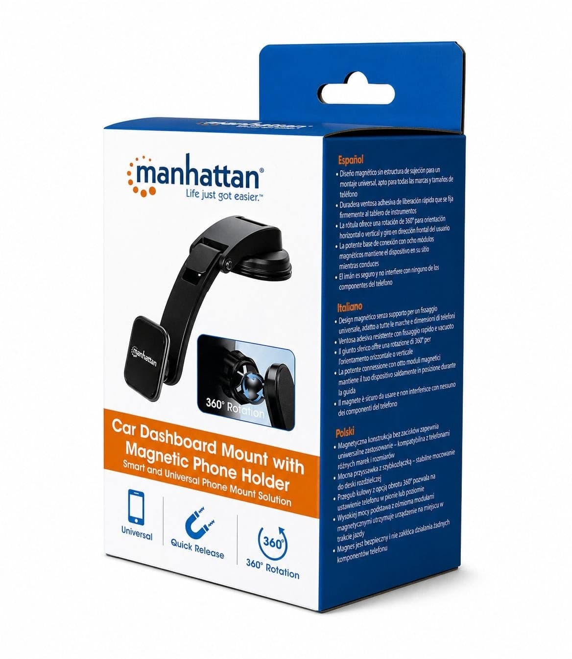 Stand Smartphone da Cruscotto dell'auto con Supporto Magnetico - 18