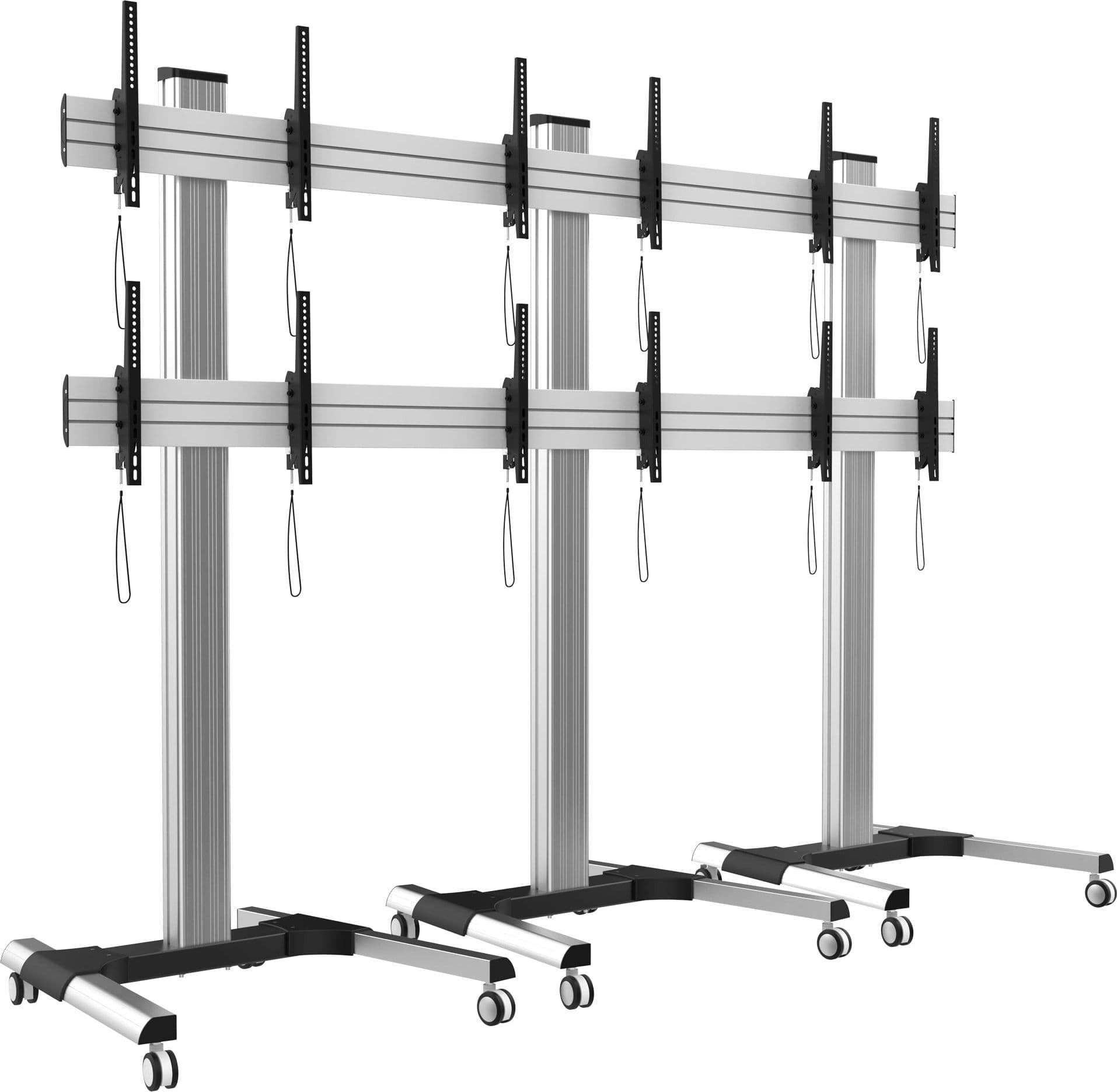 Supporto a Pavimento per 6 TV LCD/LED 22-55'' per Video Wall - 14