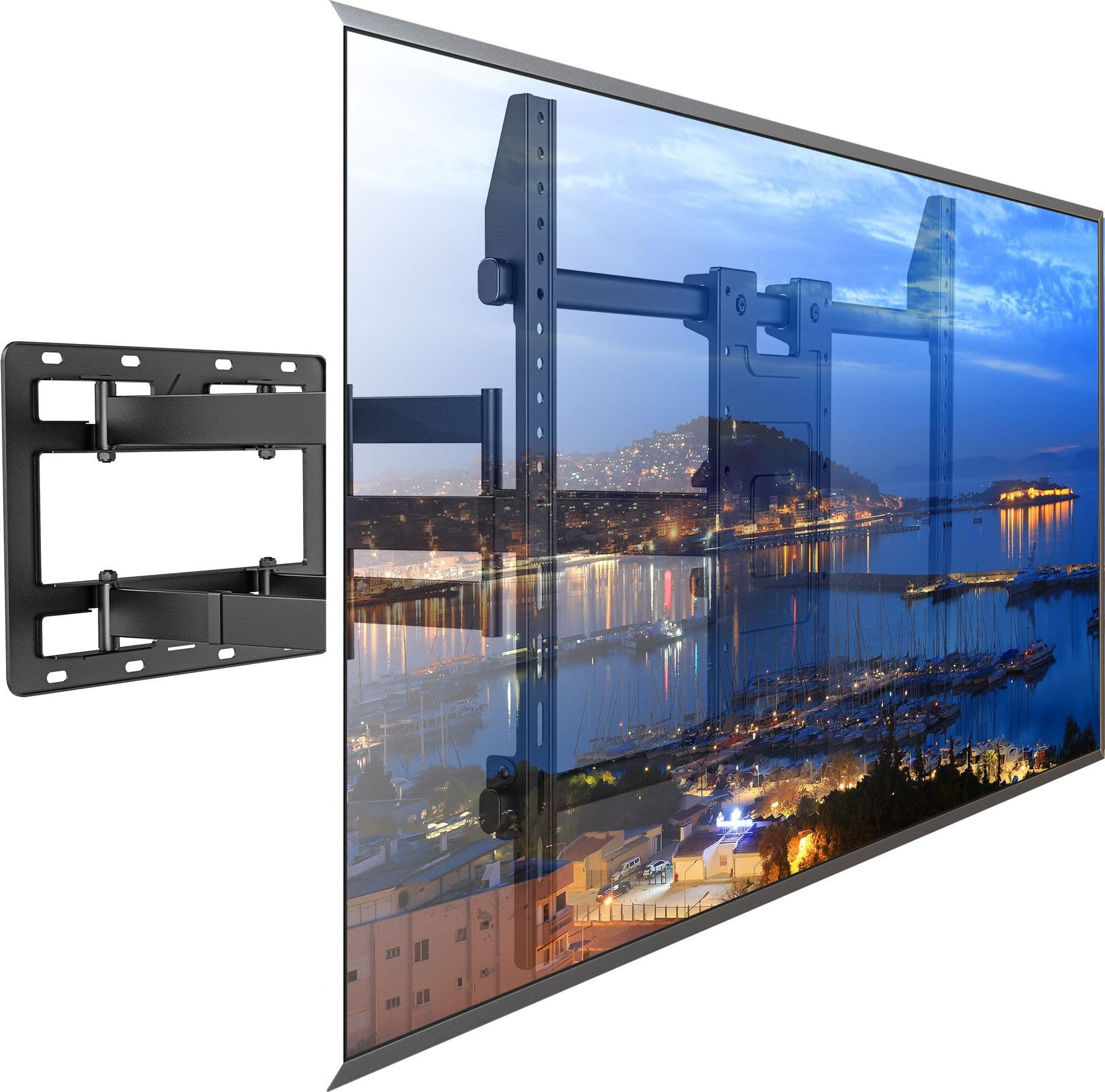 Supporto a Muro per TV LED LCD 55-100'' Full-Motion - 11
