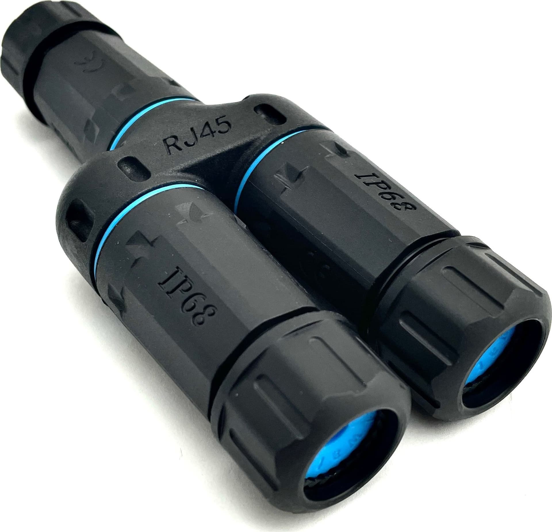 Accoppiatore Adattatore Cat.6 RJ45 1F/2F Configurazione 1:1 Impermeabile IP68 - 11