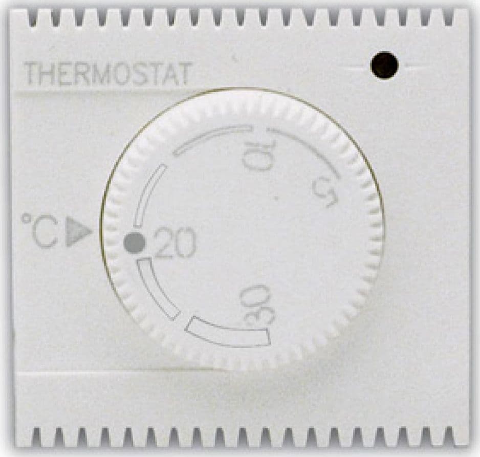 Domus S44 Termostato Elettronico con Manopola 230V NA+NC 5A 2 Moduli Bianco Lucido - 5