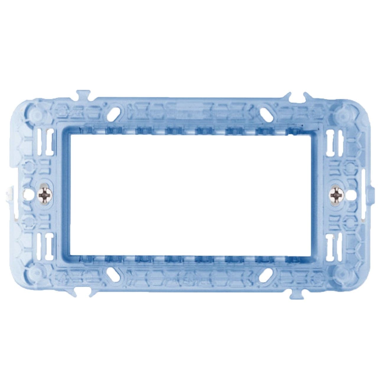 Supporto con Viti S44 per Scatole Rettangolari 4 Moduli - 3