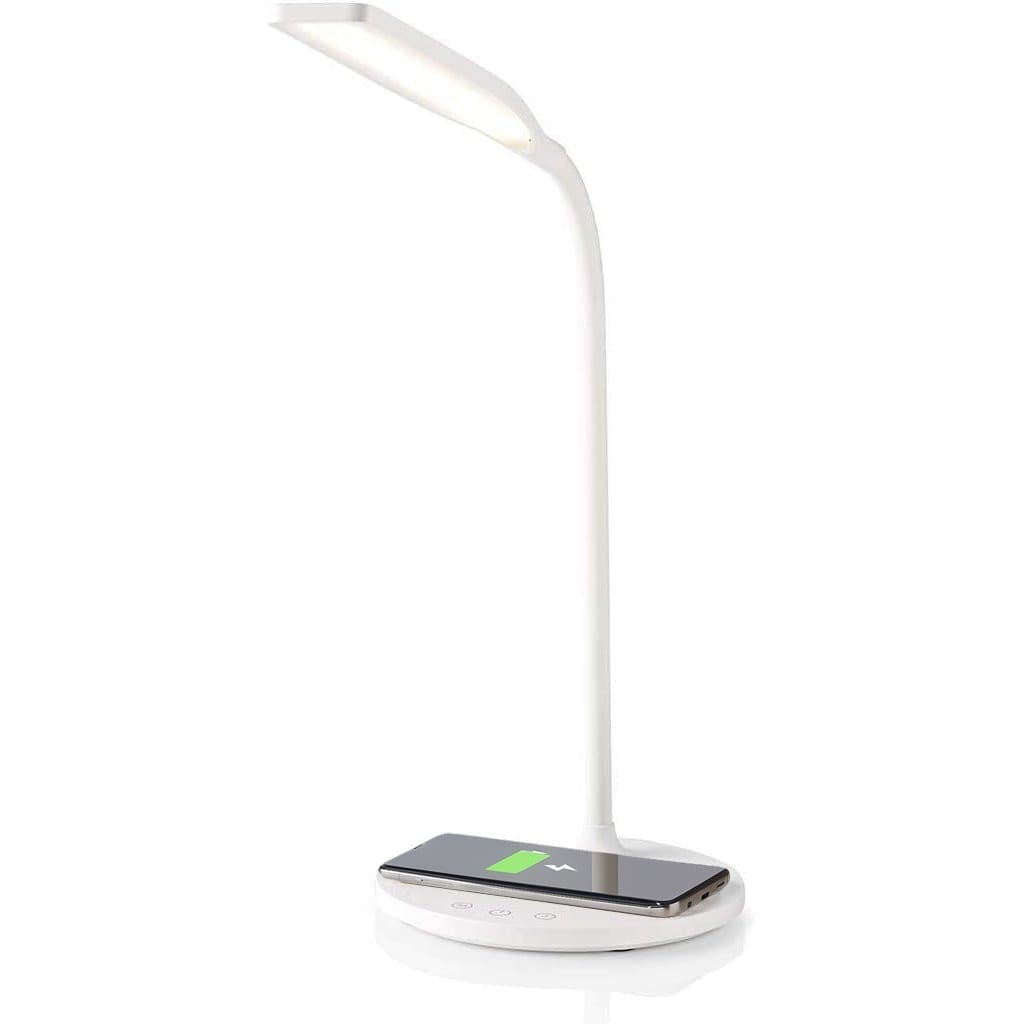 Lampada a 36 LED da Scrivania con Caricatore Wireless Integrato per Smartphone - 12