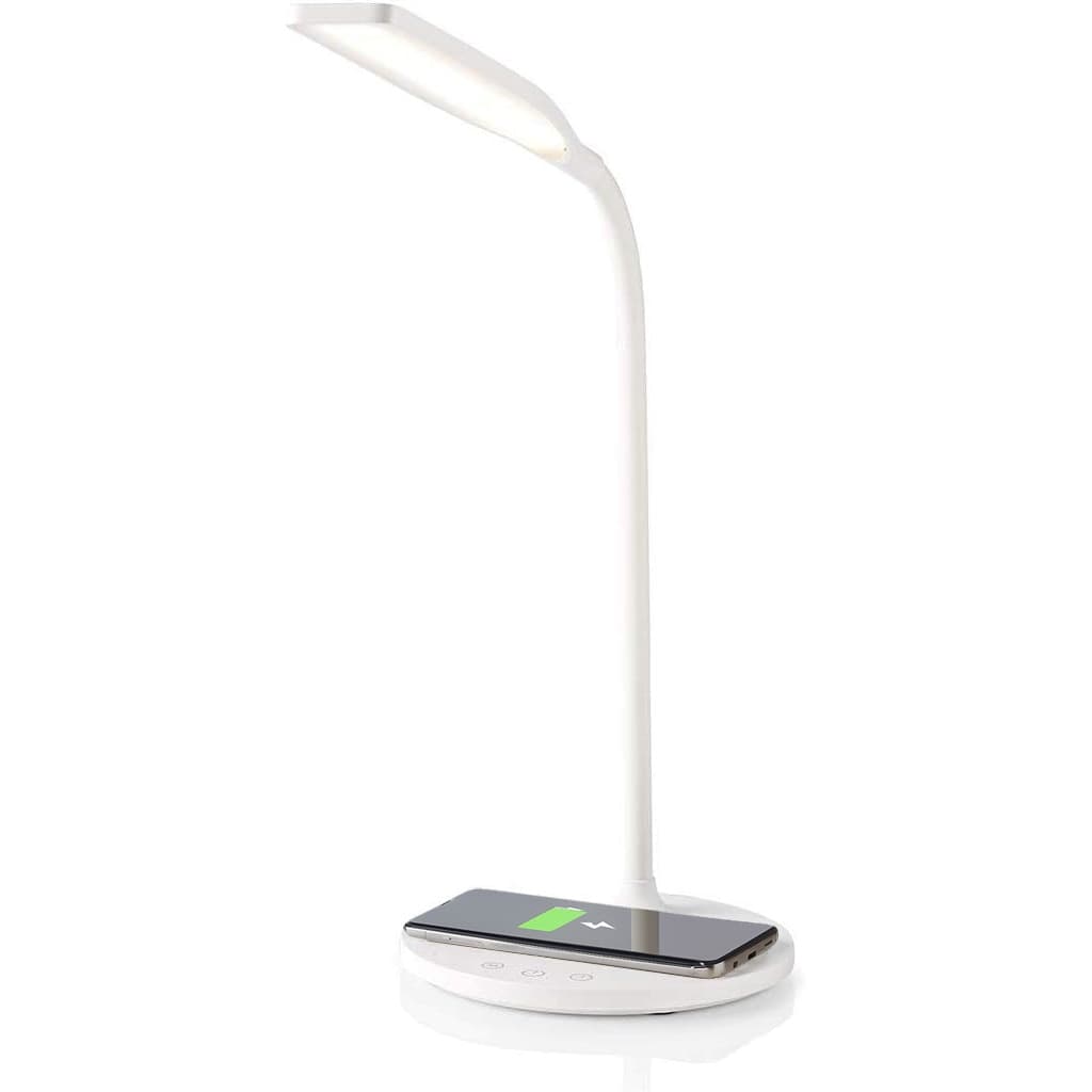 Lampada a 36 LED da Scrivania con Caricatore Wireless Integrato per Smartphone - 13
