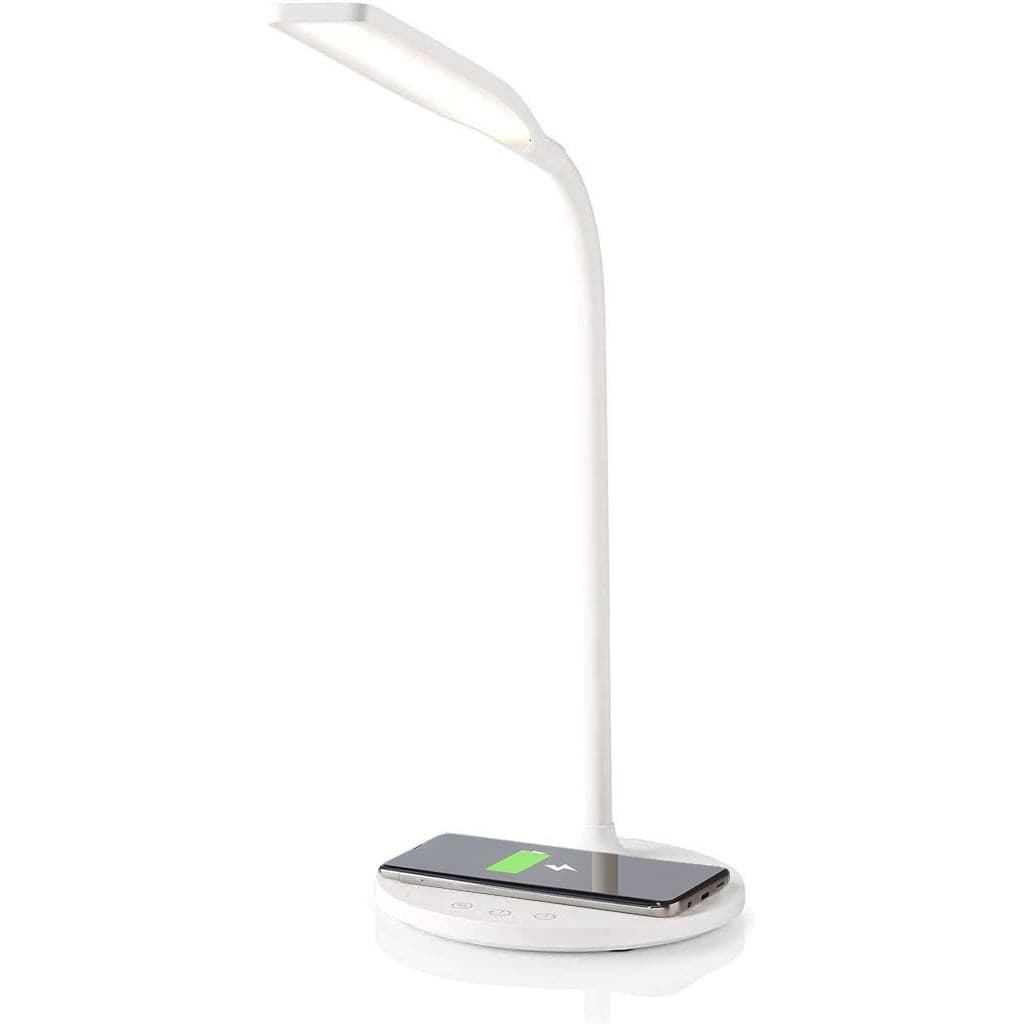 Lampada a 36 LED da Scrivania con Caricatore Wireless Integrato per Smartphone - 14