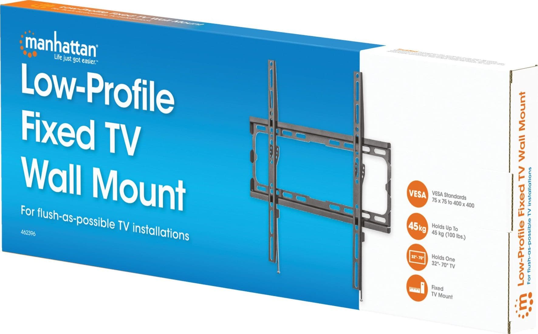 Supporto TV a Muro Fissa Ultra-Slim per TV 32-70'' - 12