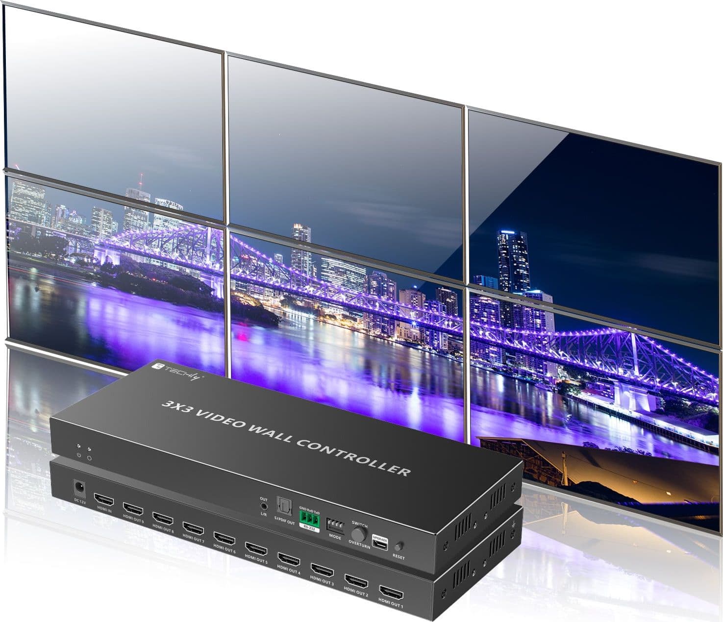 Controller per Video Wall 3x3 HDMI 9 Canali - 17