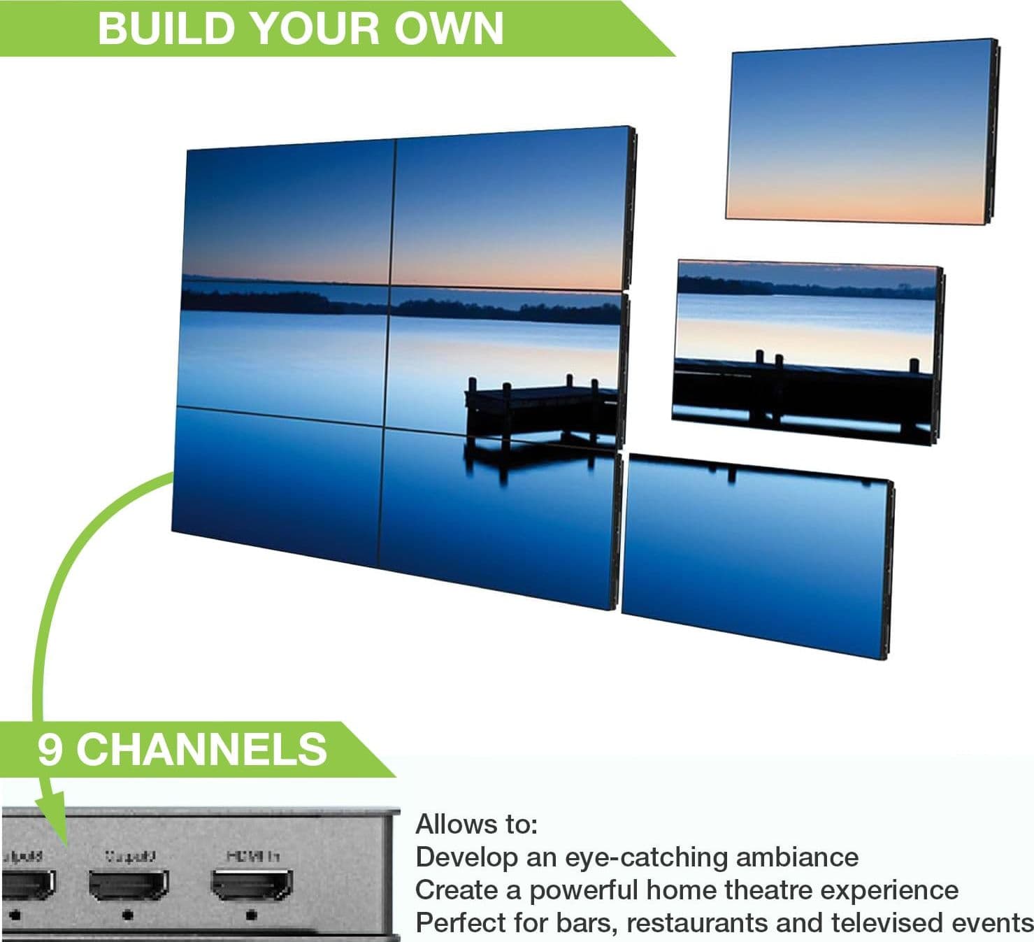 Controller per Video Wall 3x3 HDMI 9 Canali - 20