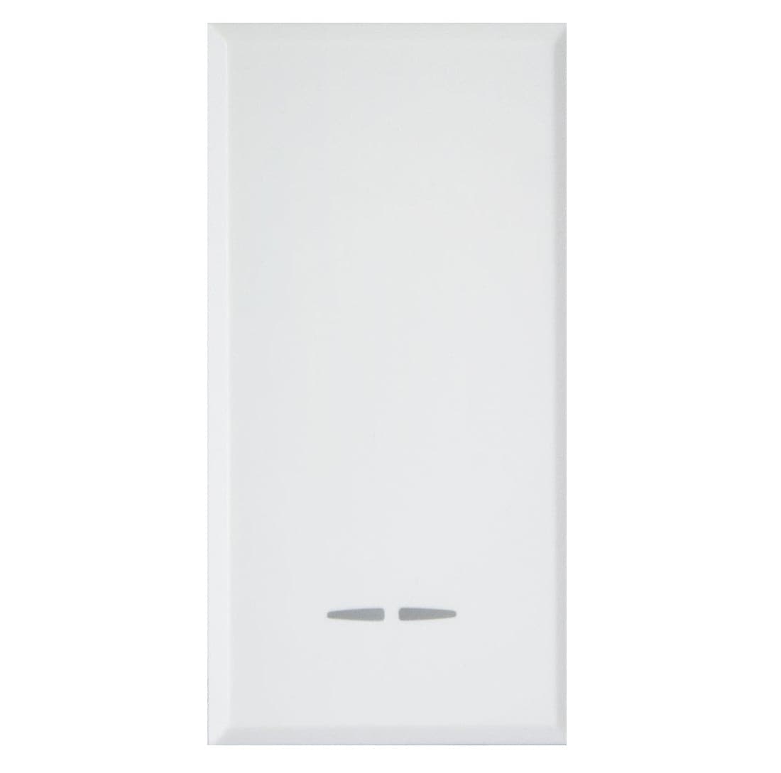 WHITEK S44 Interruttore con Gemma 1P 16AX Illuminabile 1 Modulo Bianco Opaco - 7