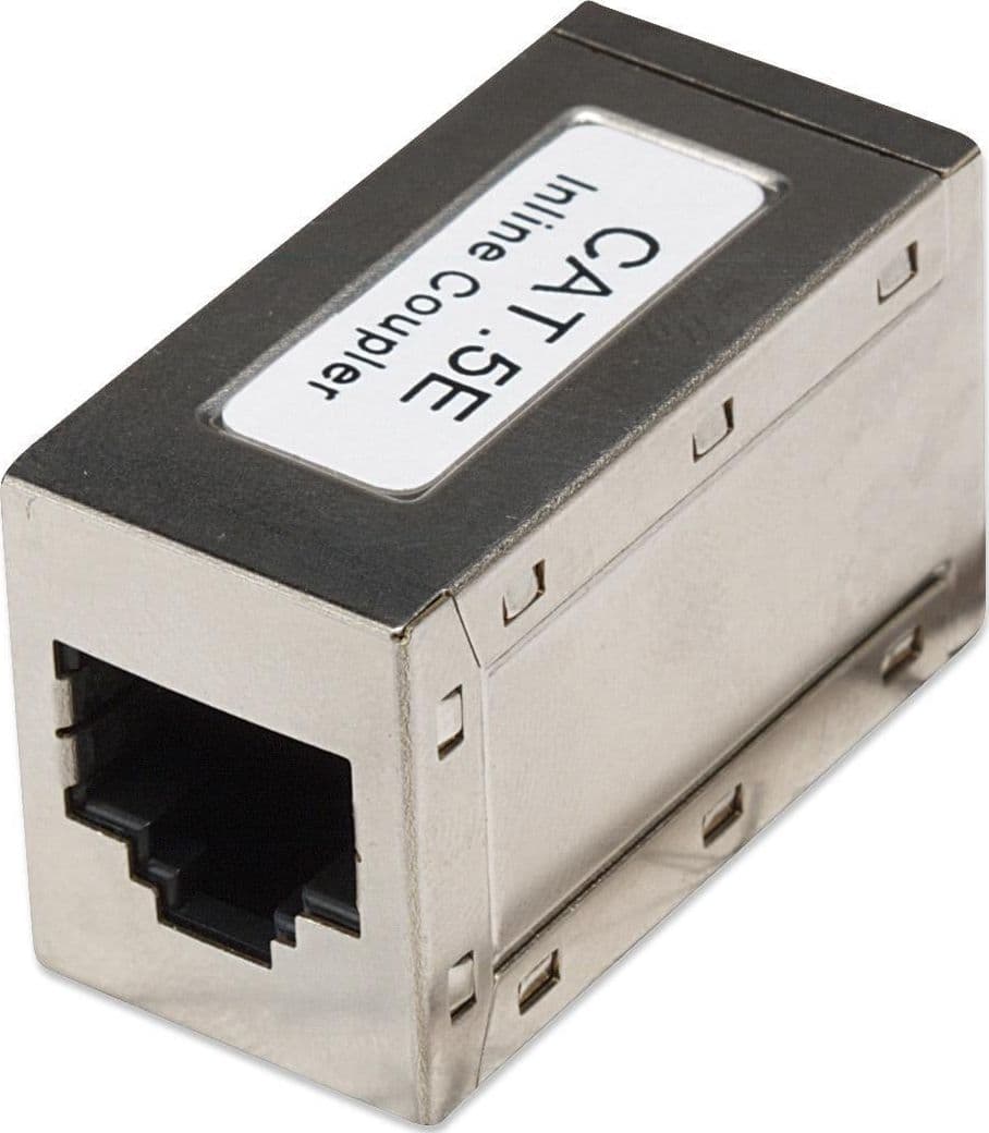 Accoppiatore RJ45 Schermato Cat. 5E Femmina/Femmina - 8