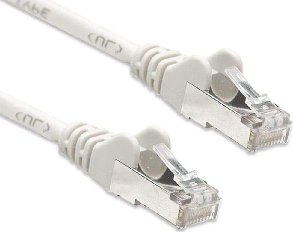 Cavo di rete Patch in Rame Schermato Cat. 5e Bianco F/UTP 3 metri in Cavi Ethernet Scontolo.net - Potenza, commercioVirtuoso.it