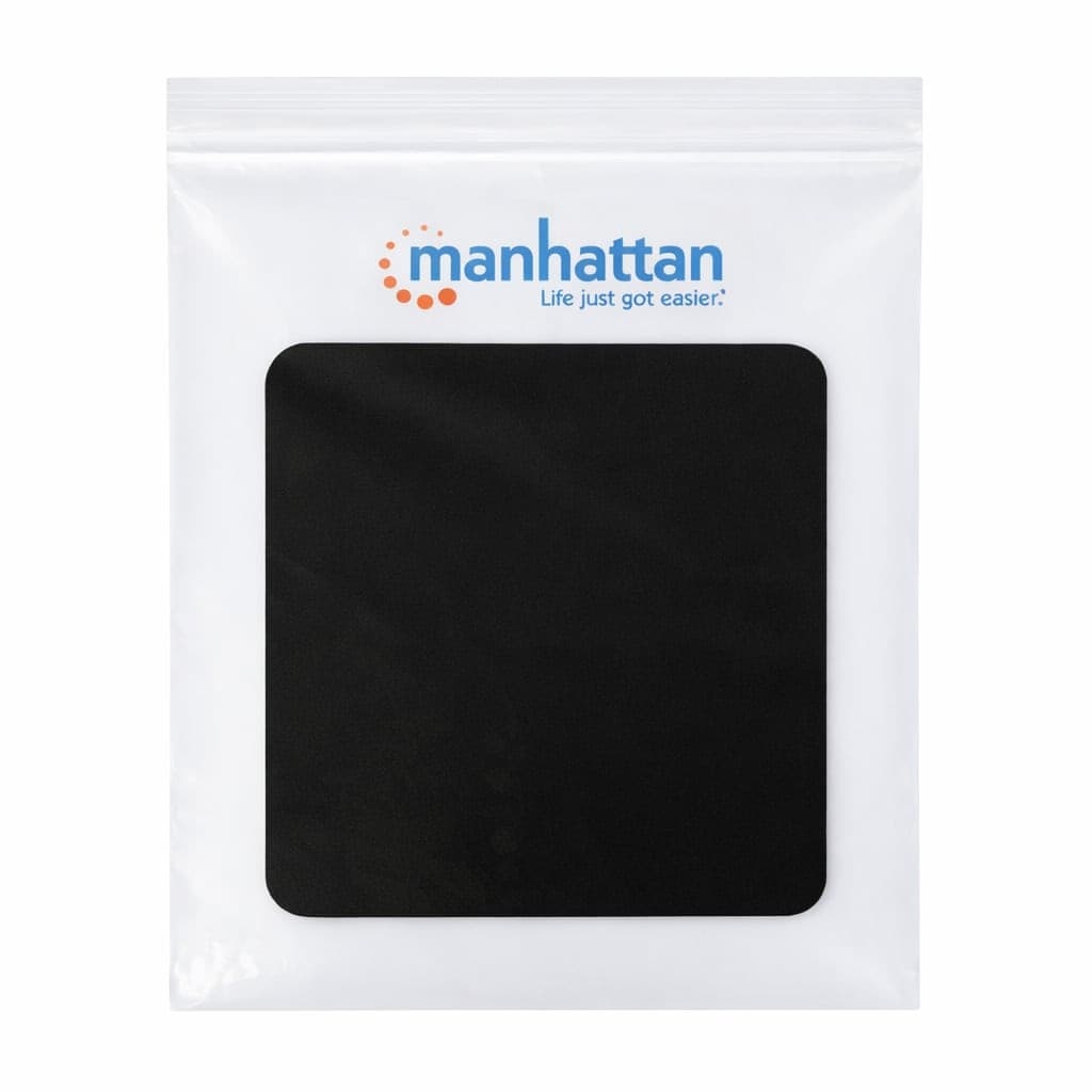 Tappetino per Mouse, 6 mm, Bulk, 25x22 cm, Nero - 4