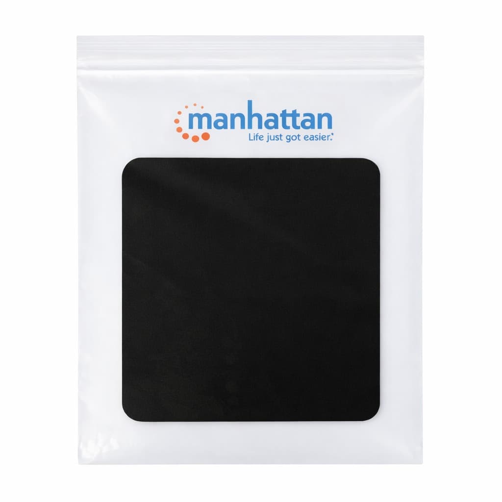 Tappetino per Mouse, 6 mm, Bulk, 25x22 cm, Nero - 5