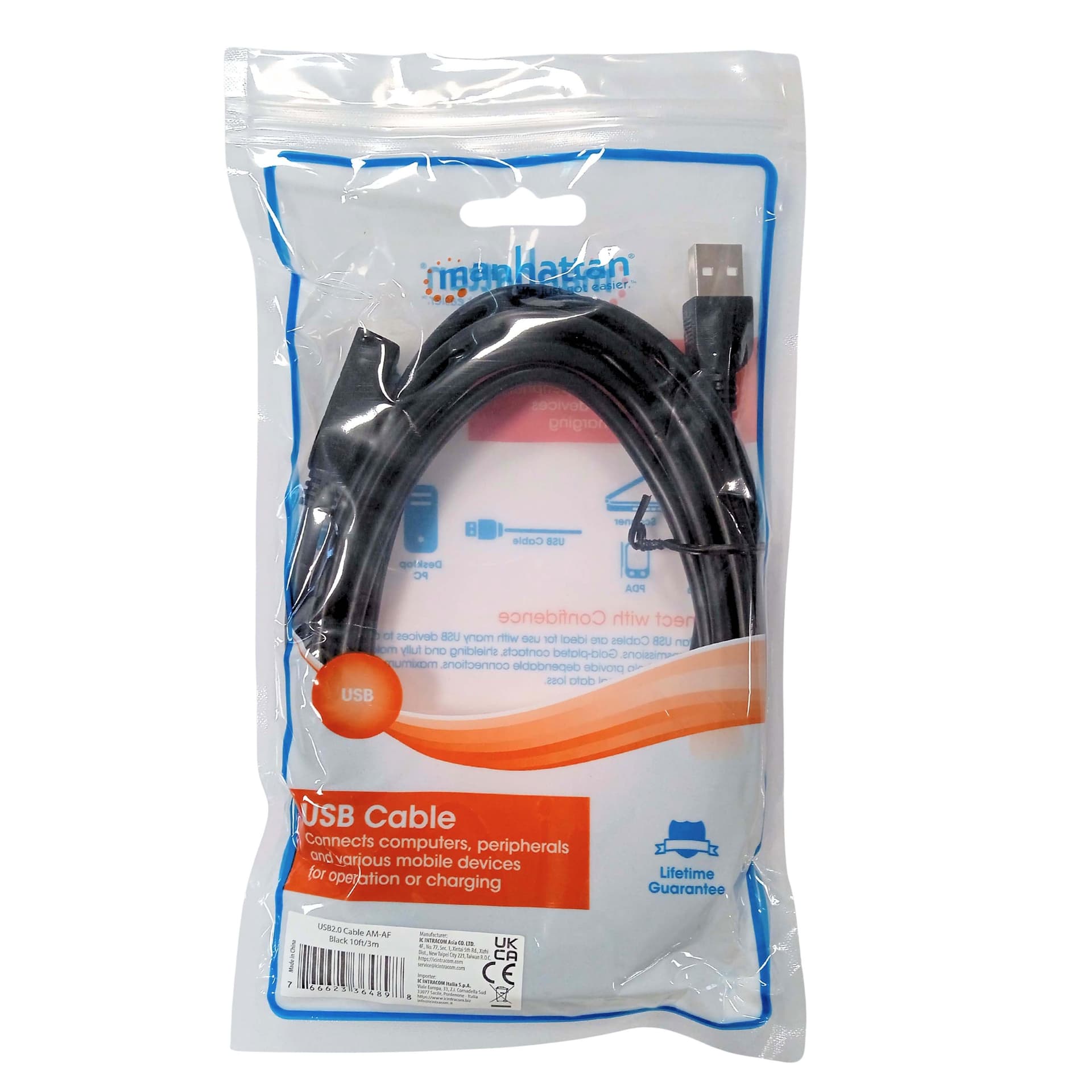 Cavo Prolunga USB 2.0 Hi-Speed 3 metri - 12