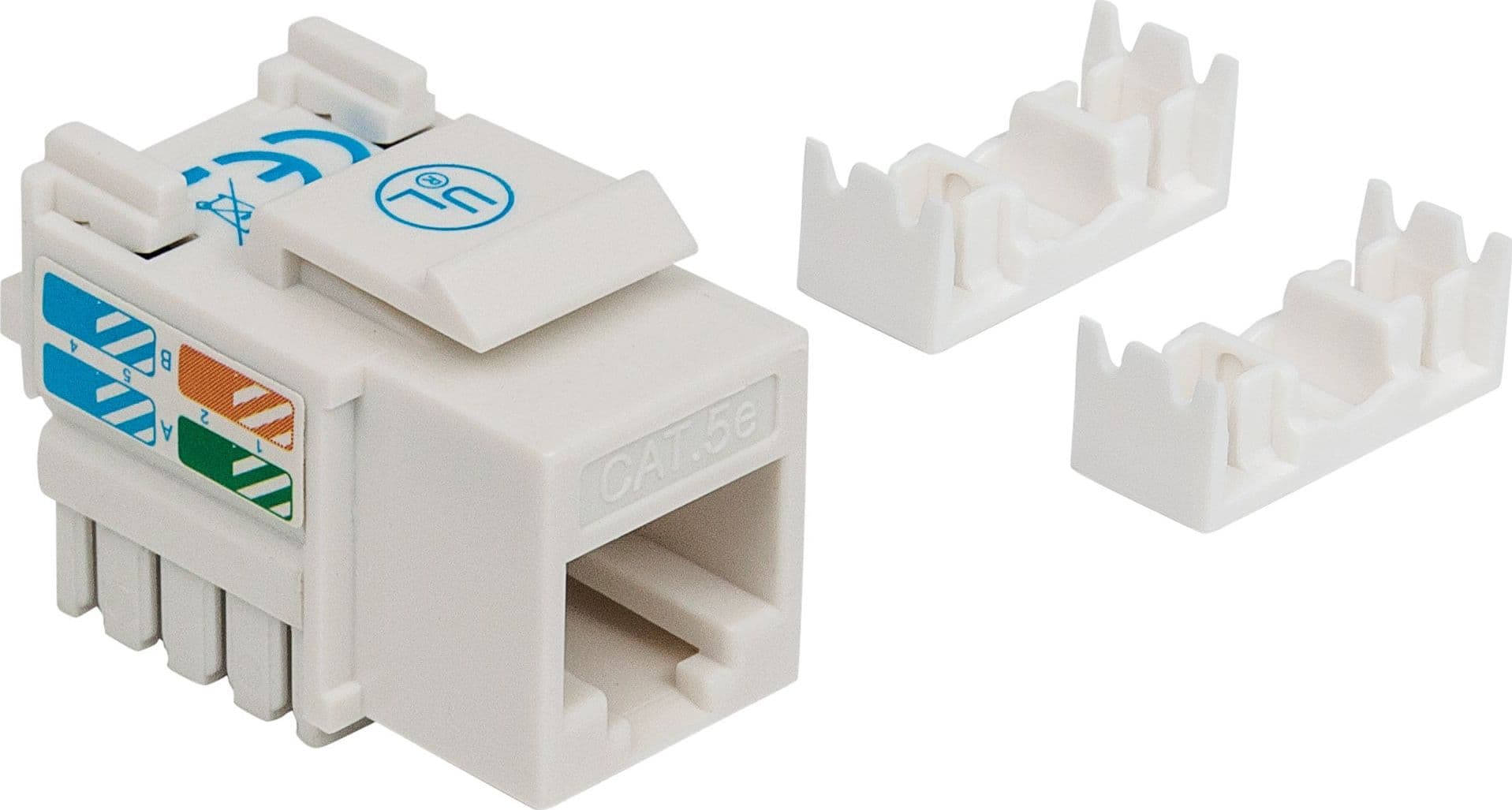 Frutto Keystone RJ45 Cat.5E UTP IDC 90&deg Bianco - 7