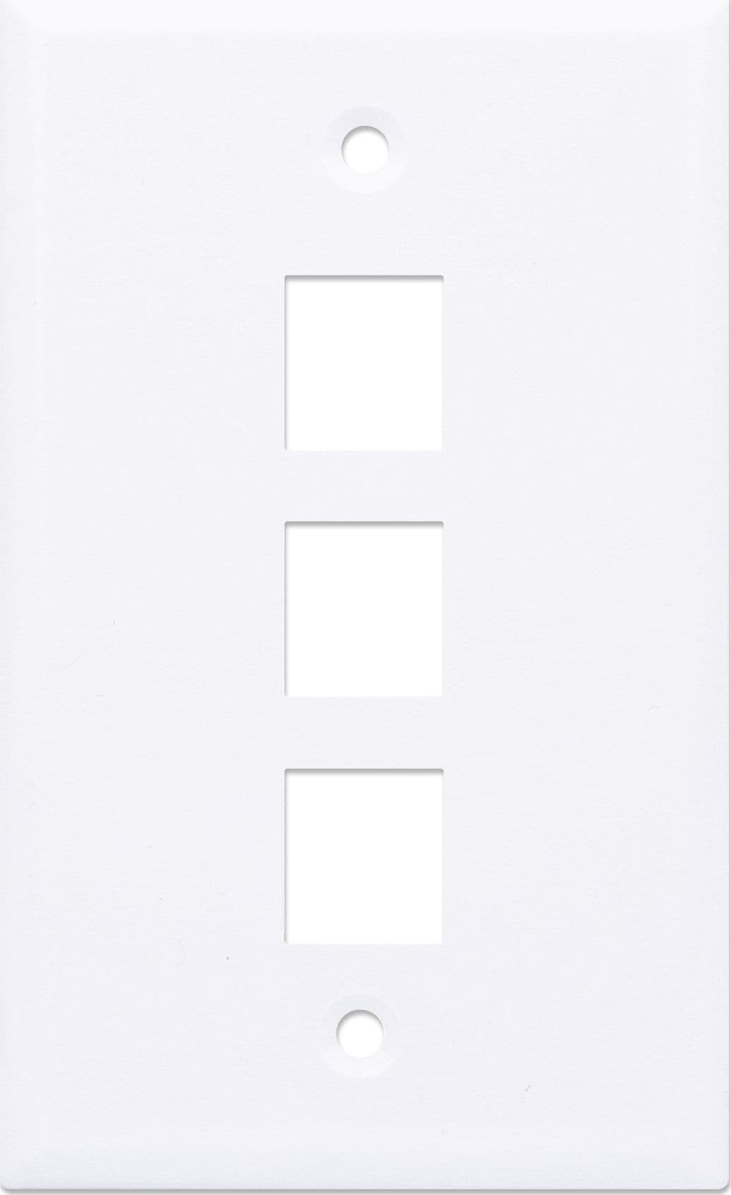 Placca Porta Frutti 3 Posti Mod.503 Bianco - 28