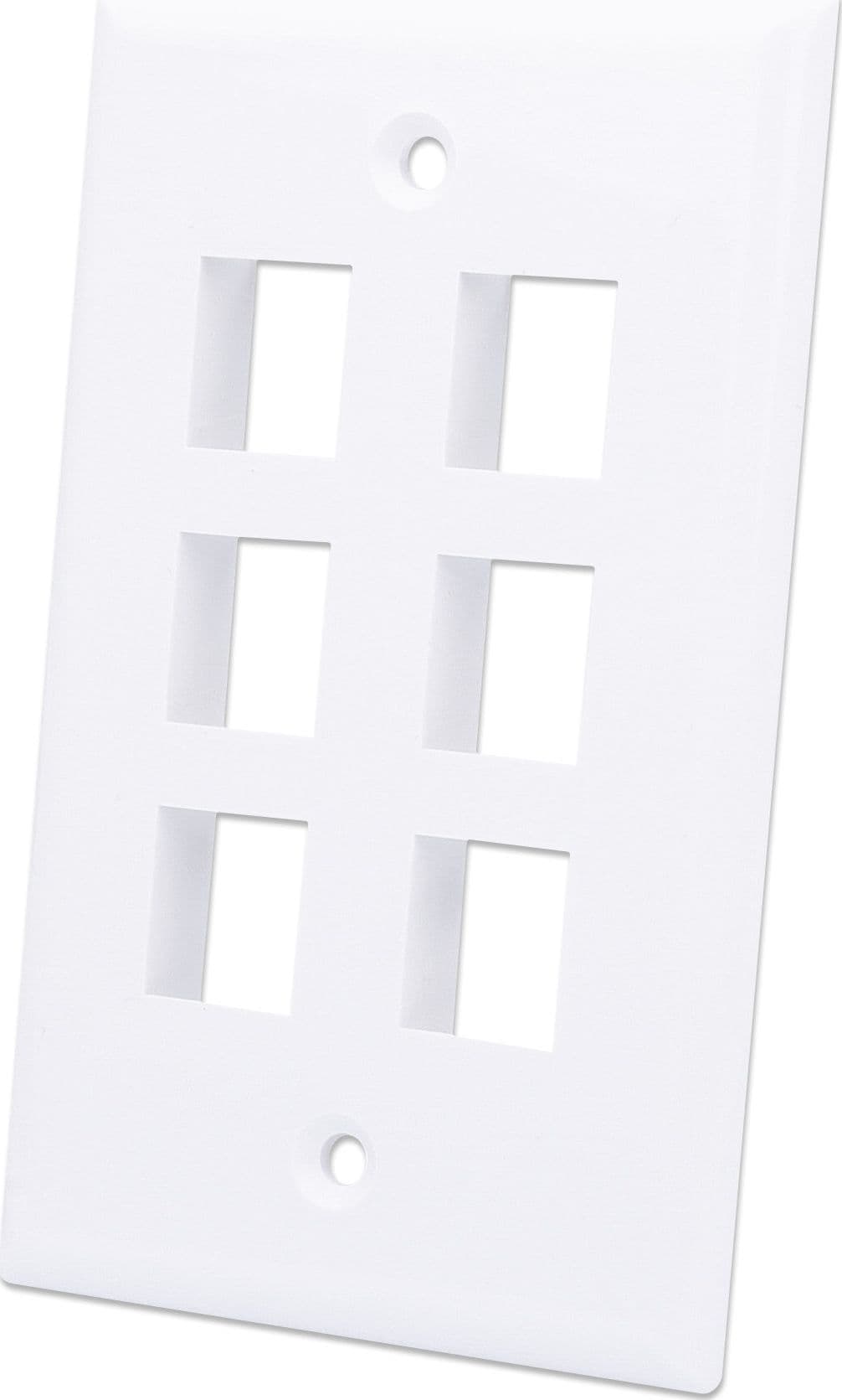 Placca Porta Frutti 6 Posti Mod.503 Bianco - 24