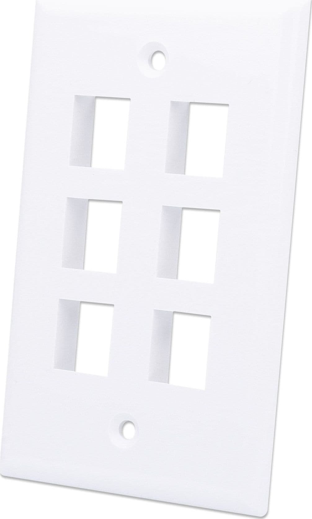 Placca Porta Frutti 6 Posti Mod.503 Bianco - 28