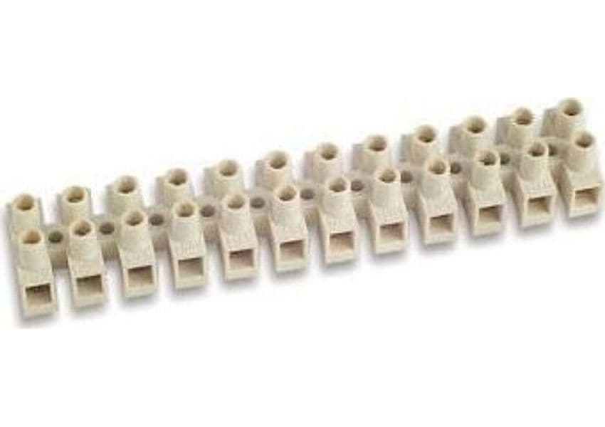 Morsettiera 12 Poli per Contatti Elettrici max 2,5 mm2 - 2