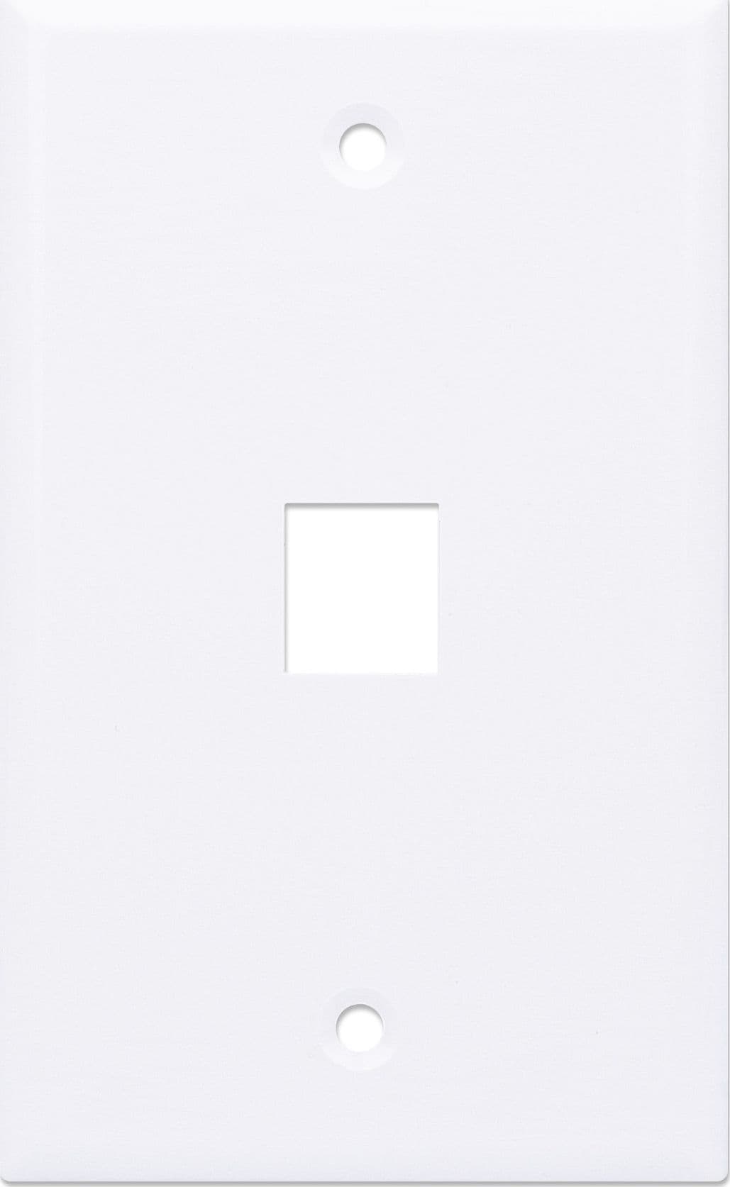 Placca Porta Frutti 1 Posto Mod.503 Bianco - 25