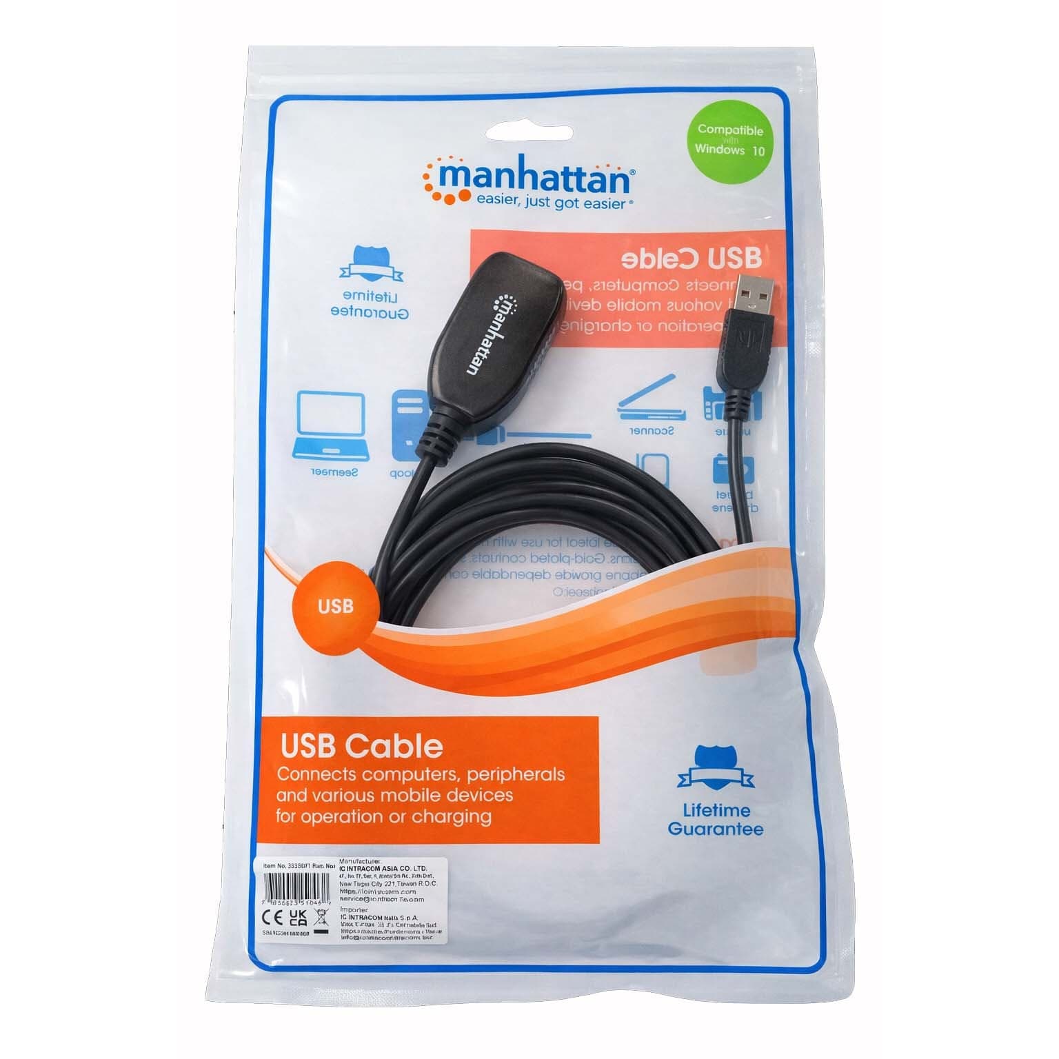 Cavo Prolunga Attivo Hi-Speed USB 2.0 5 mt. - 21
