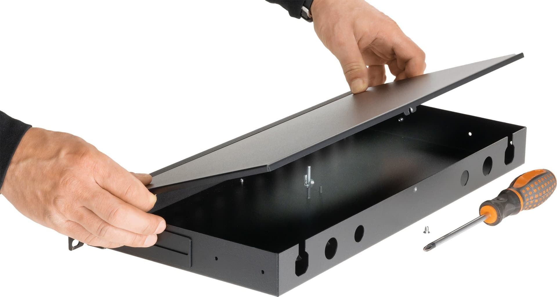 Cassetto Rack 19'' Fibra Ottica 24 Porte ST Simplex - 16