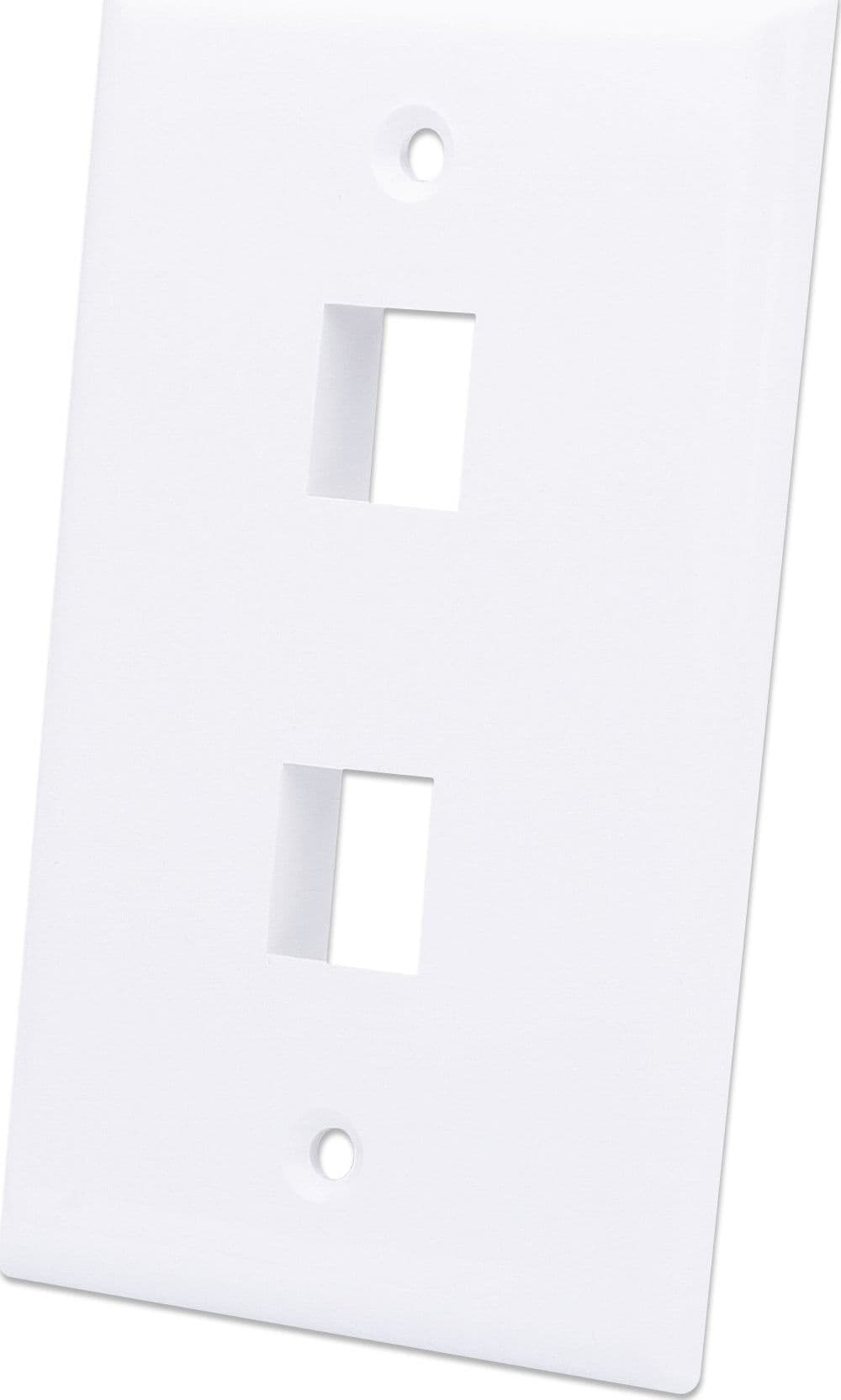 Placca Porta Frutti 2 Posti Mod.503 Bianco - 18