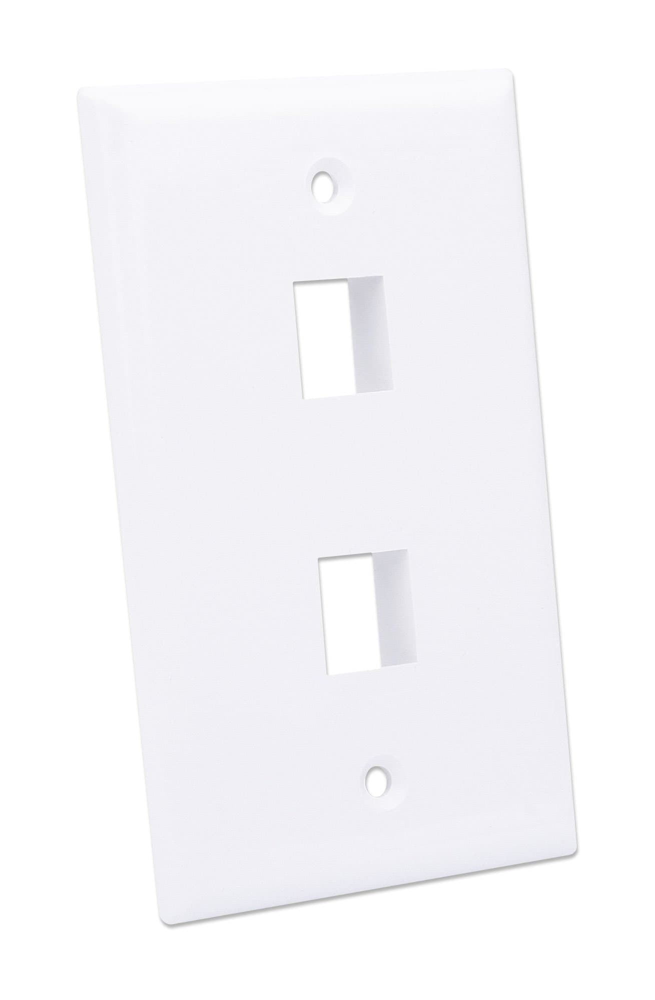 Placca Porta Frutti 2 Posti Mod.503 Bianco - 20
