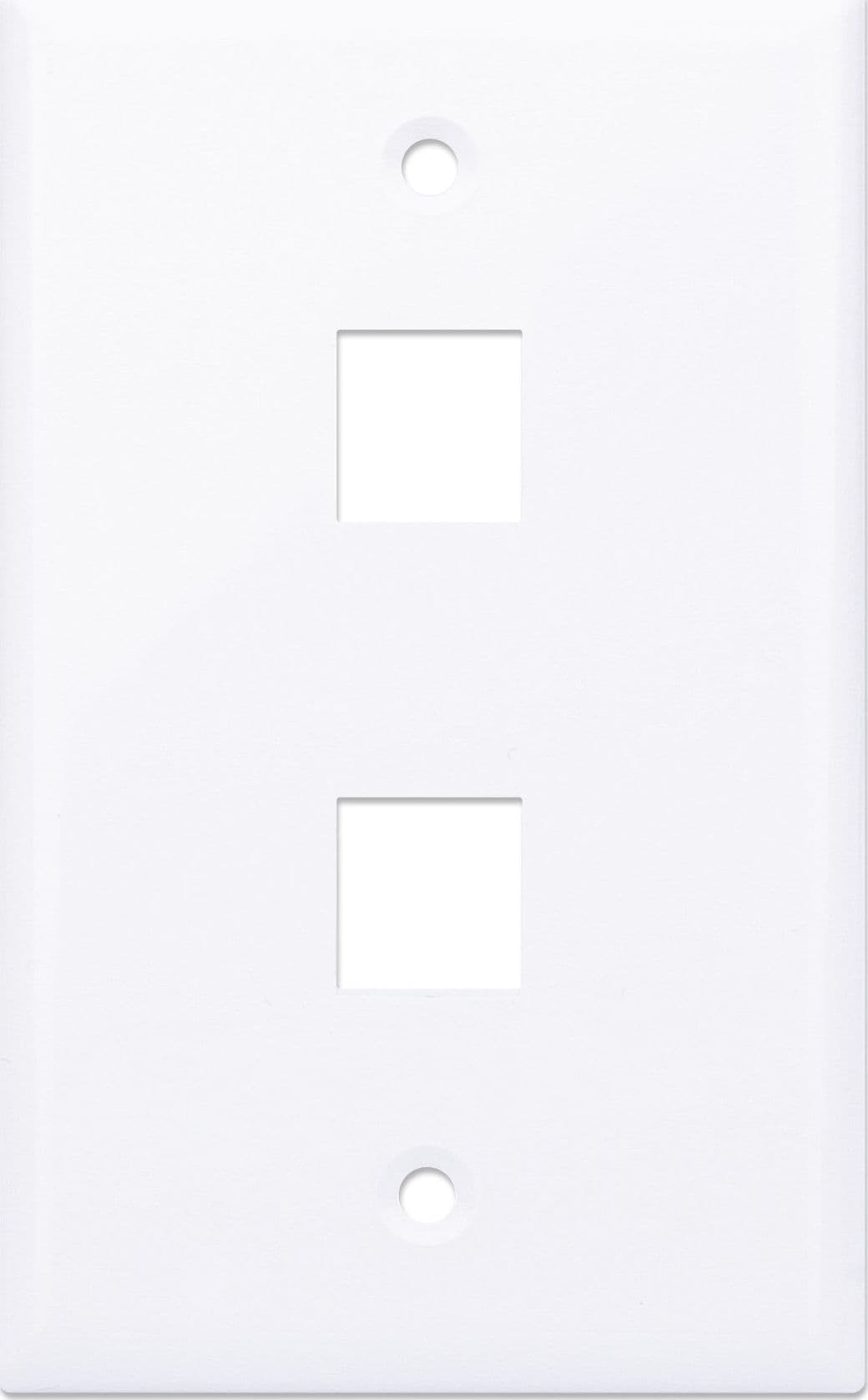 Placca Porta Frutti 2 Posti Mod.503 Bianco - 21