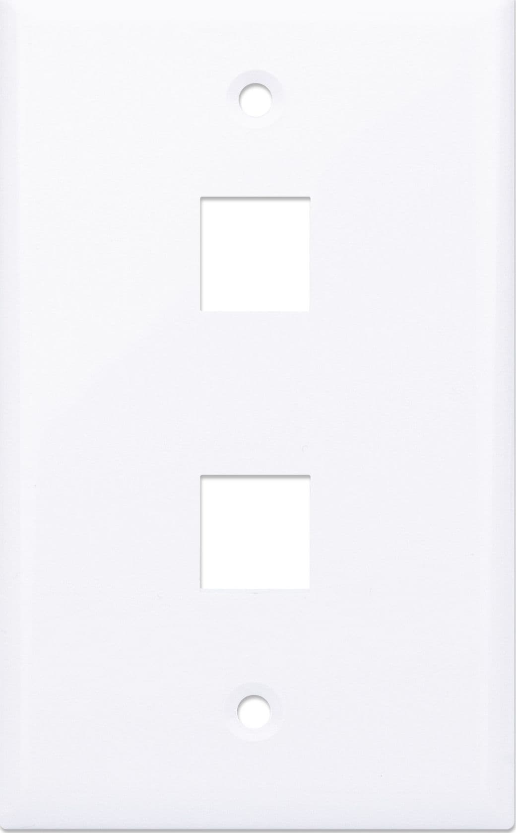 Placca Porta Frutti 2 Posti Mod.503 Bianco - 24