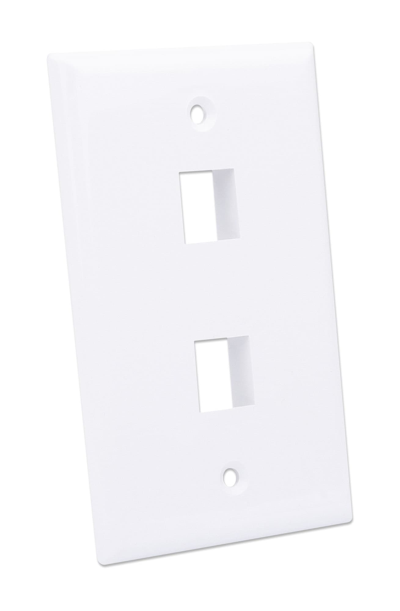 Placca Porta Frutti 2 Posti Mod.503 Bianco - 25