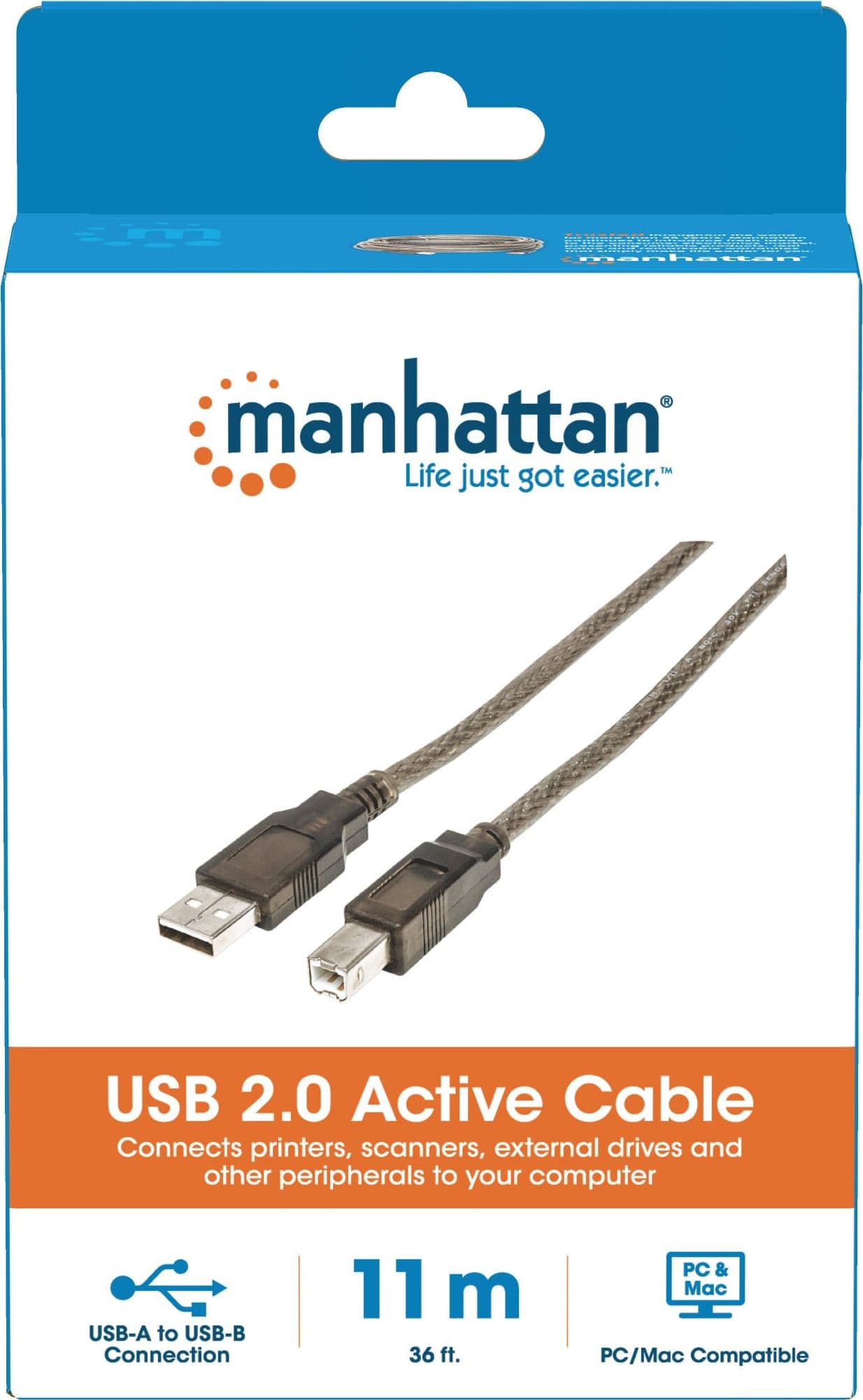 Prolunga Attiva USB-A USB-B Hi-Speed USB 2.0 11m - 13