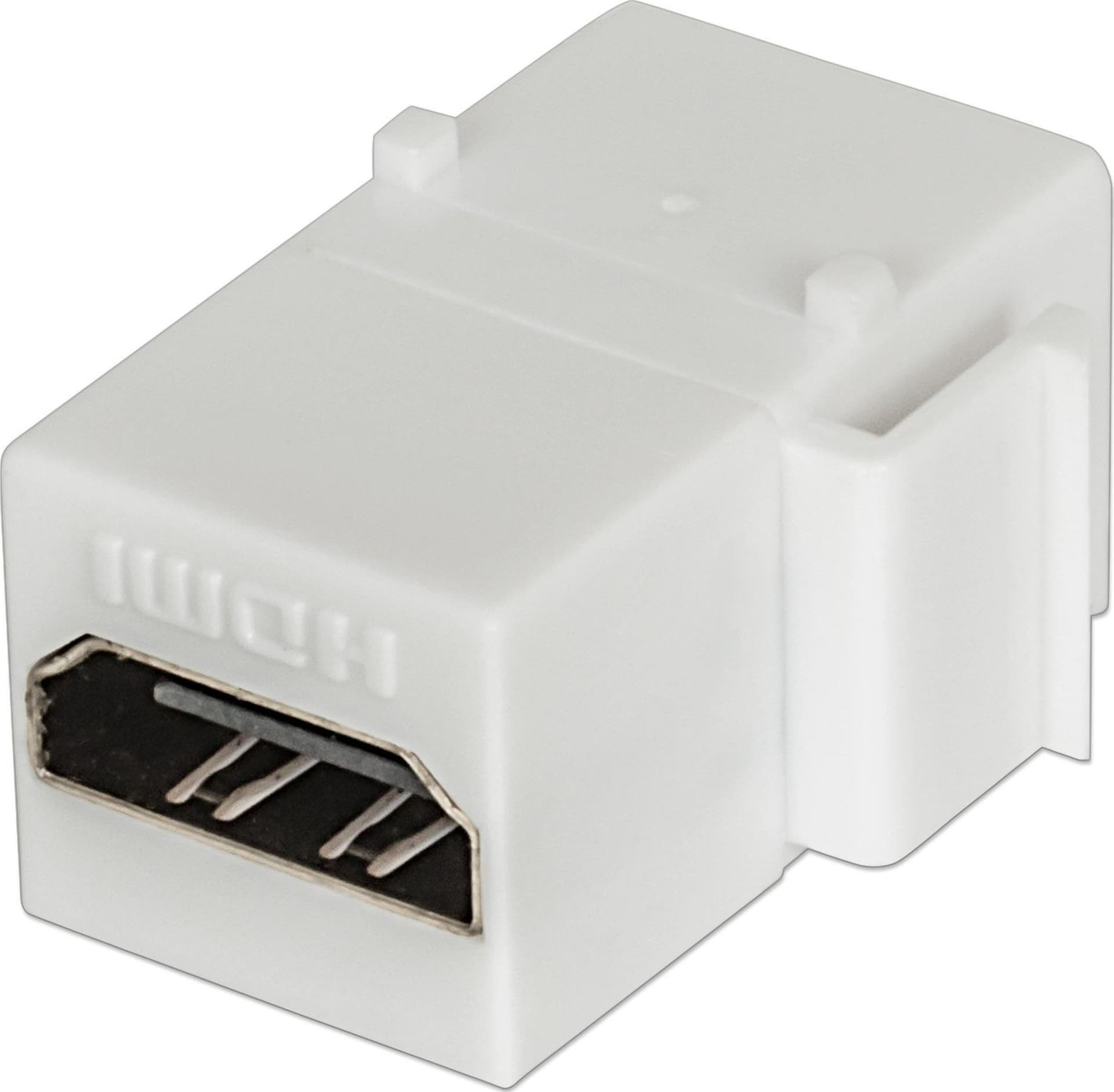 Adattatore Keystone HDMI F/F Tipo A per Pannelli Patch Bianco - 4