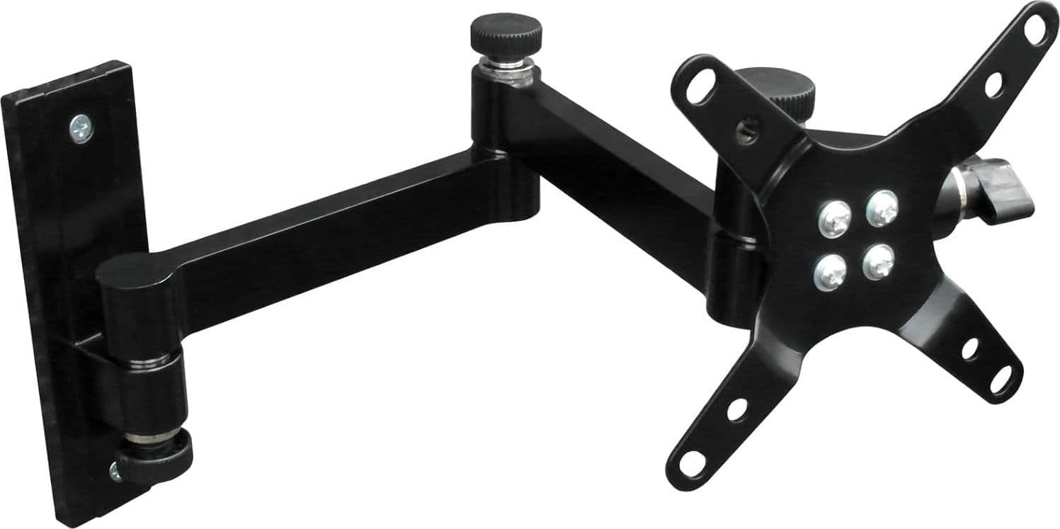 Supporto a muro per TV LED LCD 13-30'' inclinabile 3 snodi nero - 14