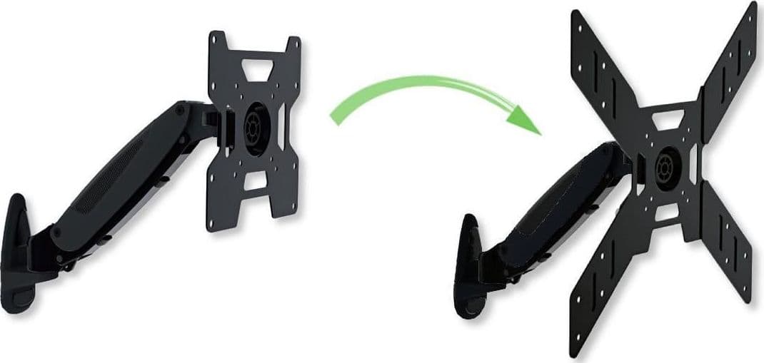 Adattatore per Supporto VESA da 200x200 a 400x400 Nero - 11
