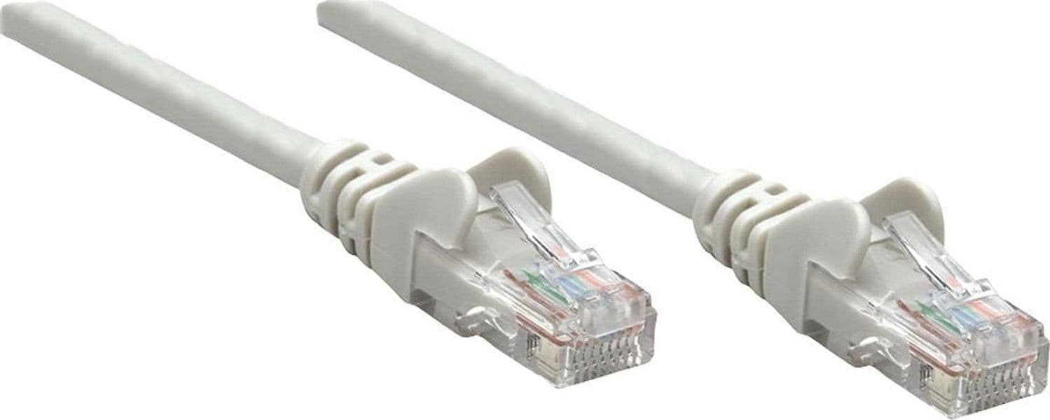 Cavo di Rete Patch in Rame Cat.6 Grigio U/UTP LSZH 0,25m - 11