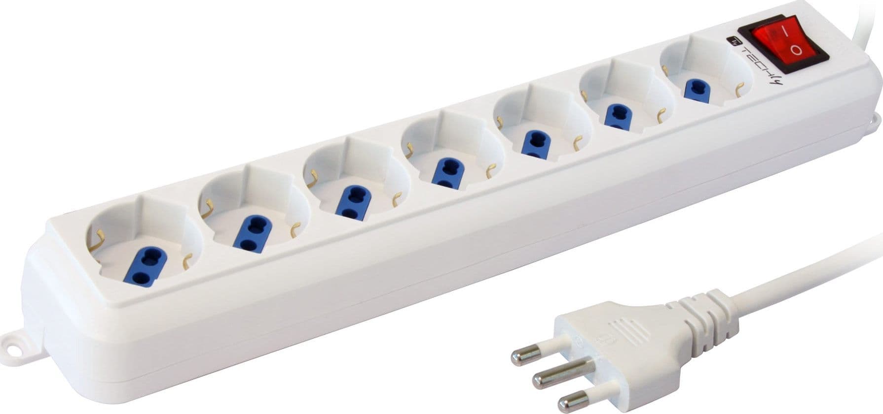 Multipresa 7 Posti Italiana Bipasso / Schuko - 13