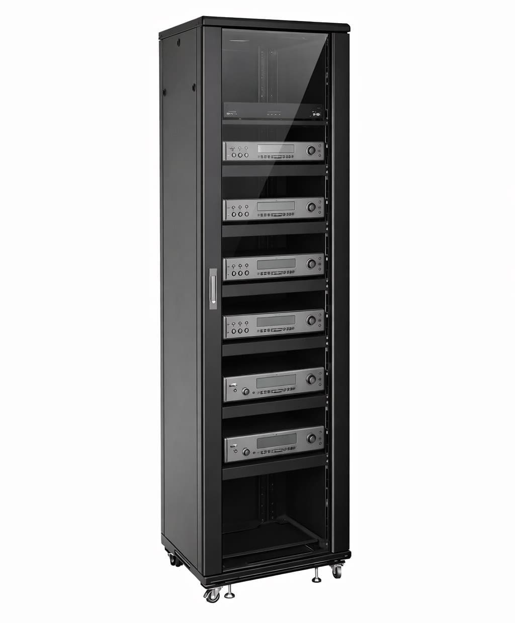 Armadio Rack 19'' 600x600 44U per Audio Video Nero - 17