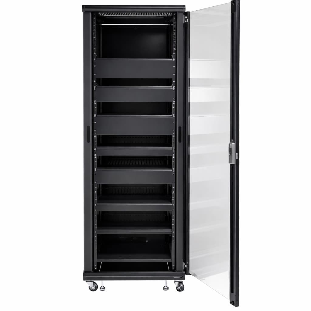 Armadio Rack 19'' 600x600 36U per Audio Video Nero - 15