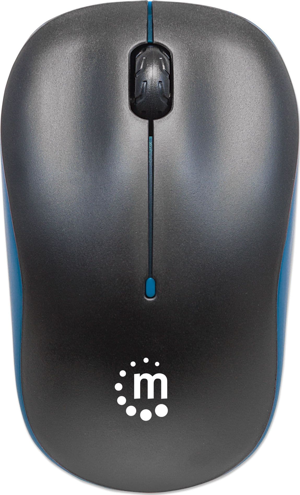 Mouse Ottico Wireless con Micro Ricevitore USB 1000 Dpi Nero/Azzurro - 14