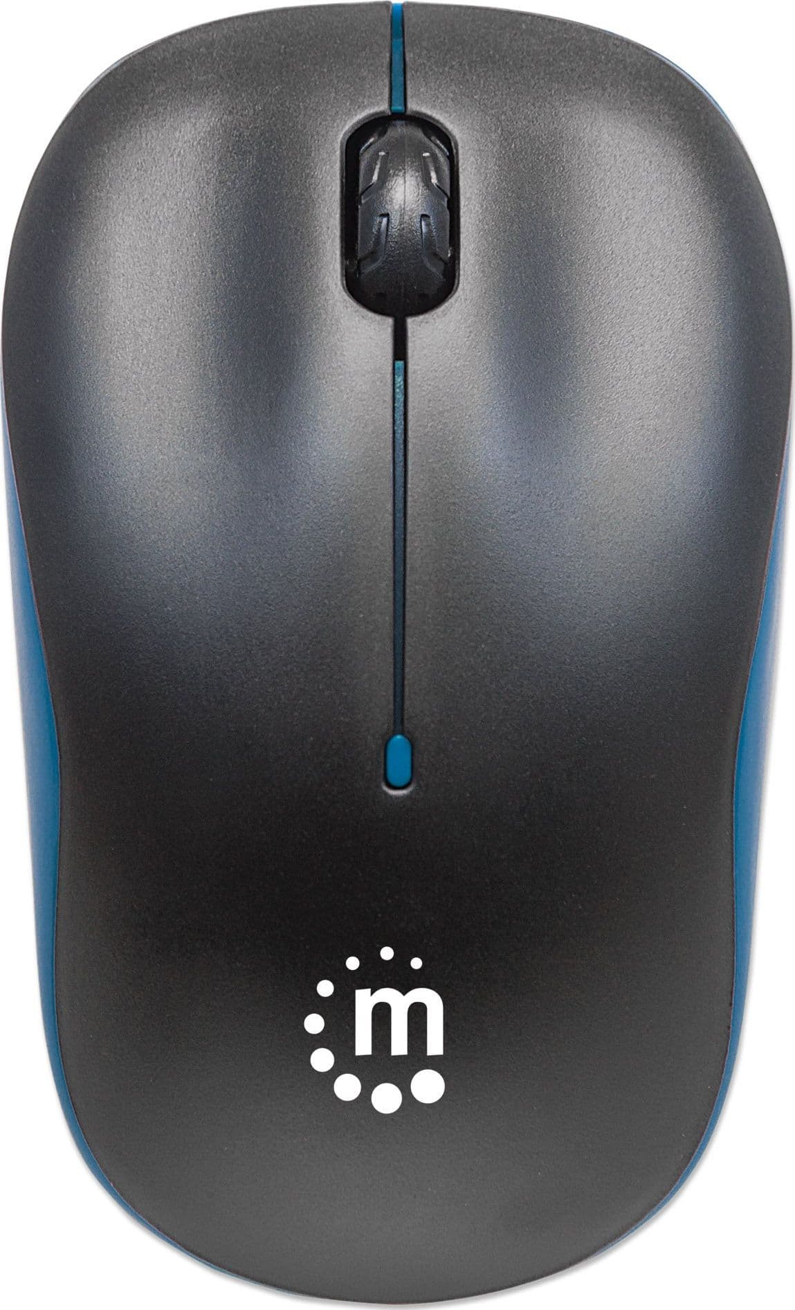 Mouse Ottico Wireless con Micro Ricevitore USB 1000 Dpi Nero/Azzurro - 16