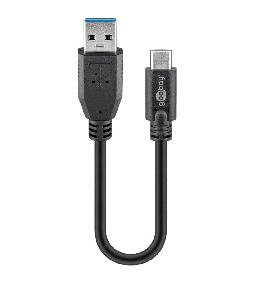 Cavo USB3.2 Gen1 USB-A Maschio USB-C&trade Maschio 0,15m Nero - 11