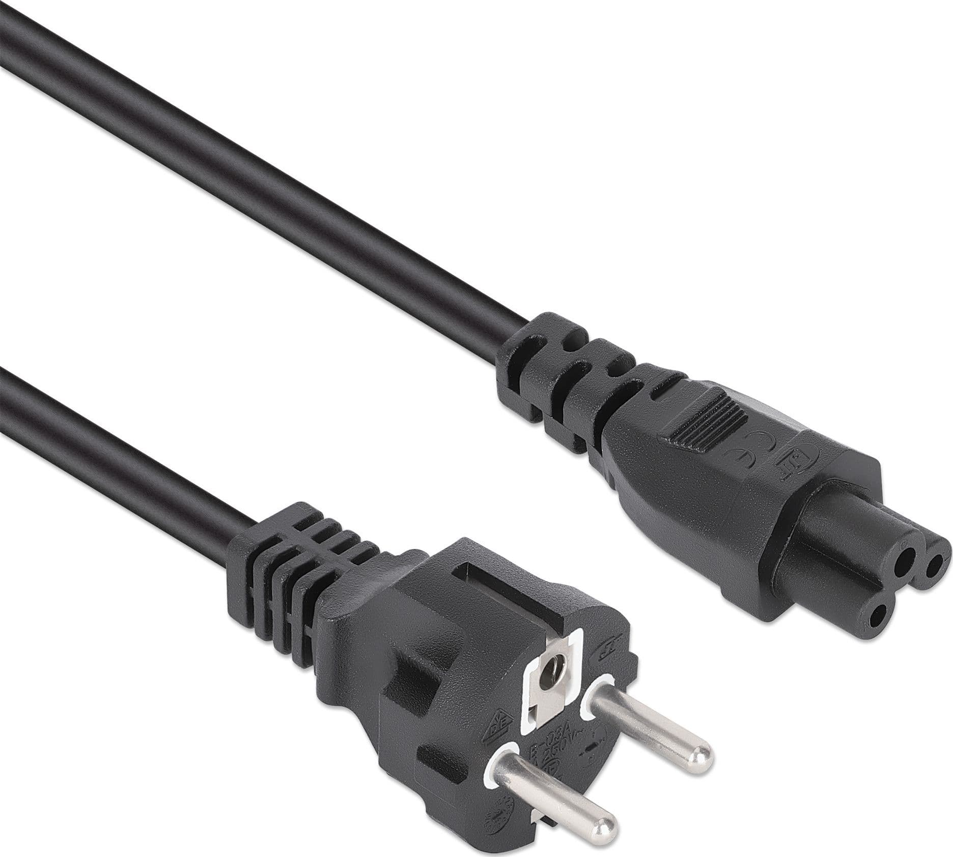 Cavo alimentazione C5 F a Schuko 1m nero - 17