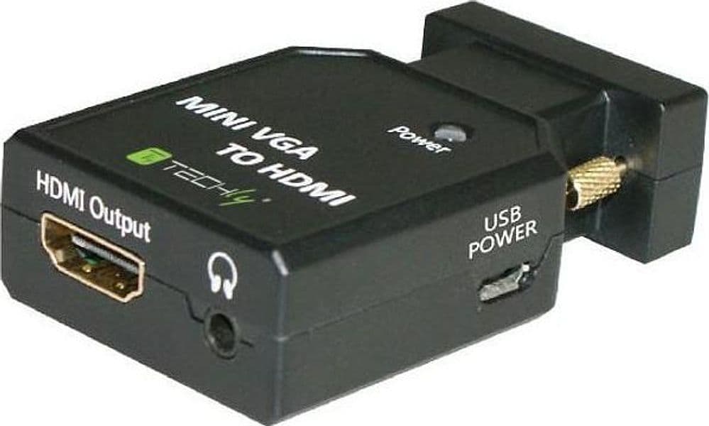 Mini Convertitore da VGA e Audio a HDMI - 2
